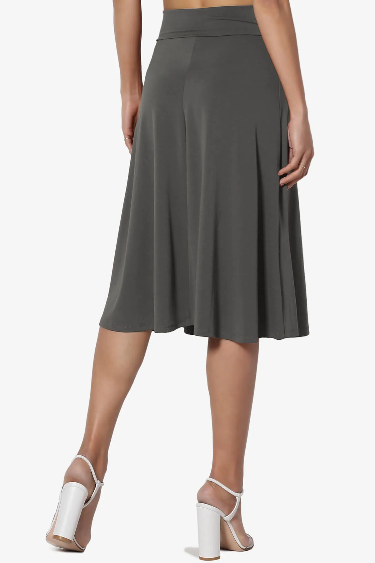 Nolan Stretch Flared Knee Skirt PLUS