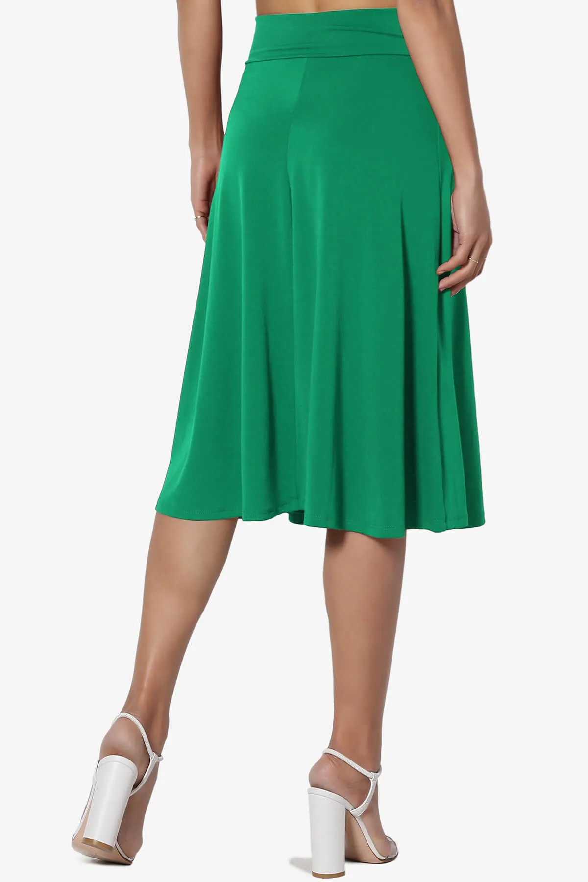 Nolan Stretch Flared Knee Skirt PLUS
