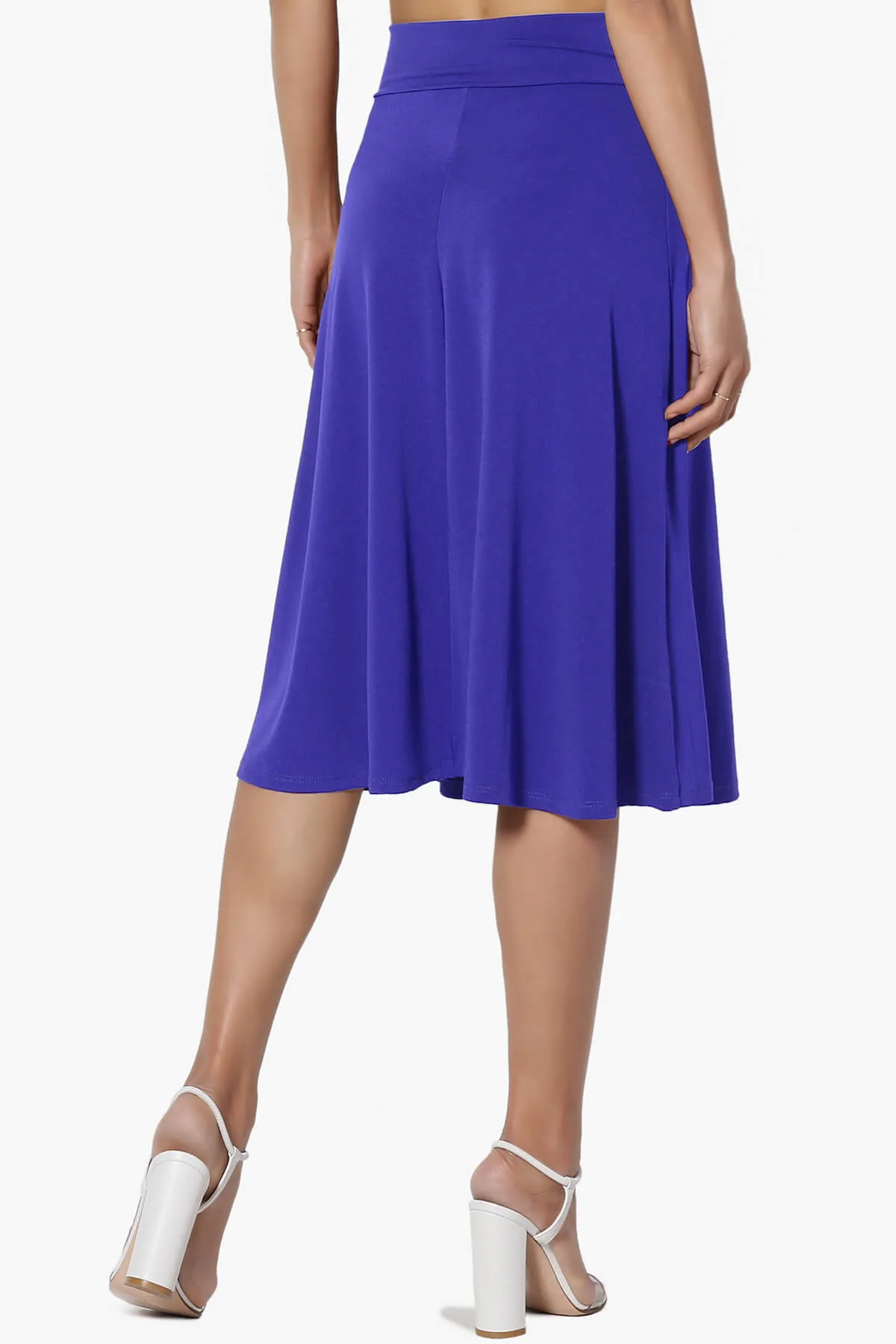 Nolan Stretch Flared Knee Skirt PLUS