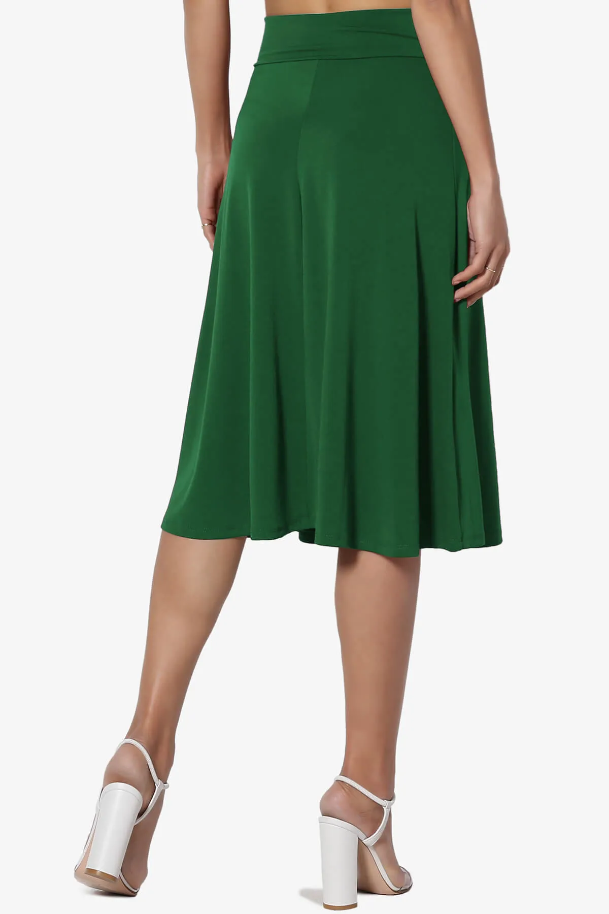 Nolan Stretch Flared Knee Skirt PLUS