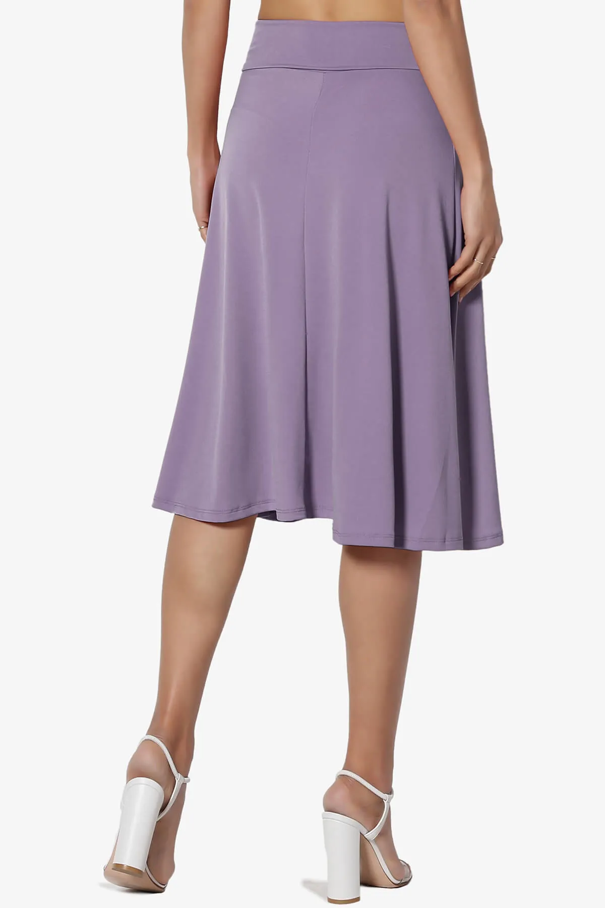 Nolan Stretch Flared Knee Skirt PLUS