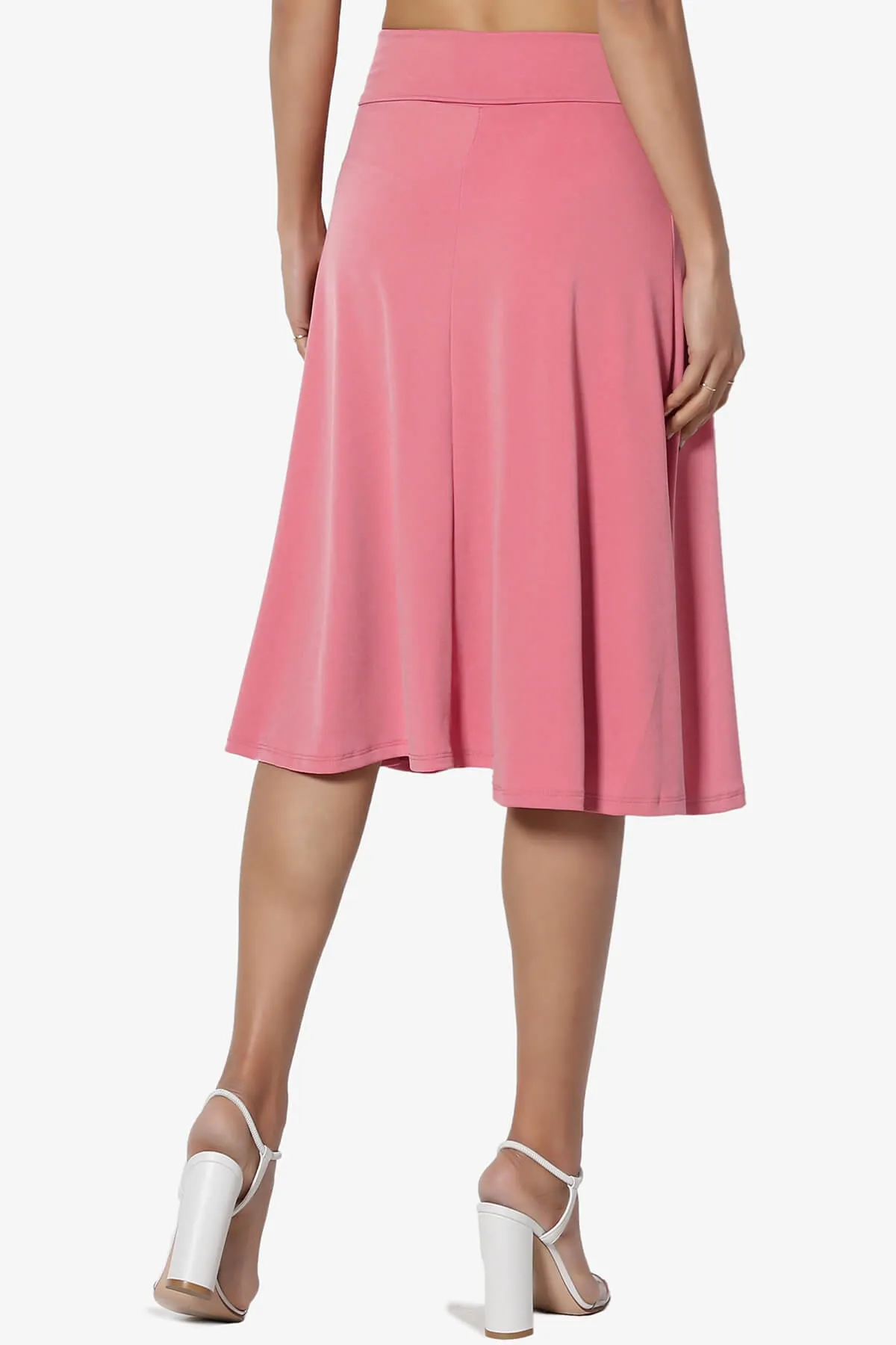 Nolan Stretch Flared Knee Skirt PLUS