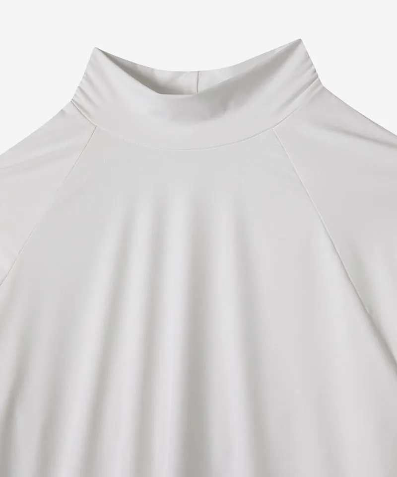 OBER Golf Cooling Mock Neck Base layer - White