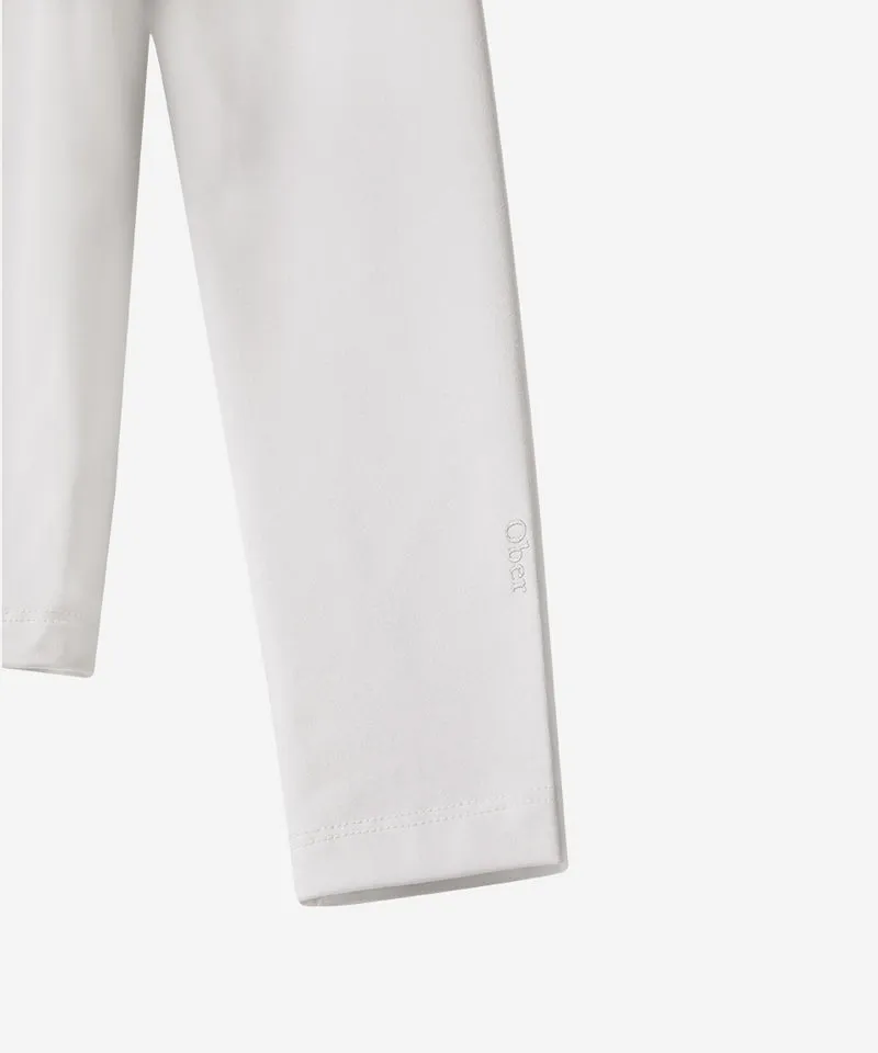 OBER Golf Cooling Mock Neck Base layer - White