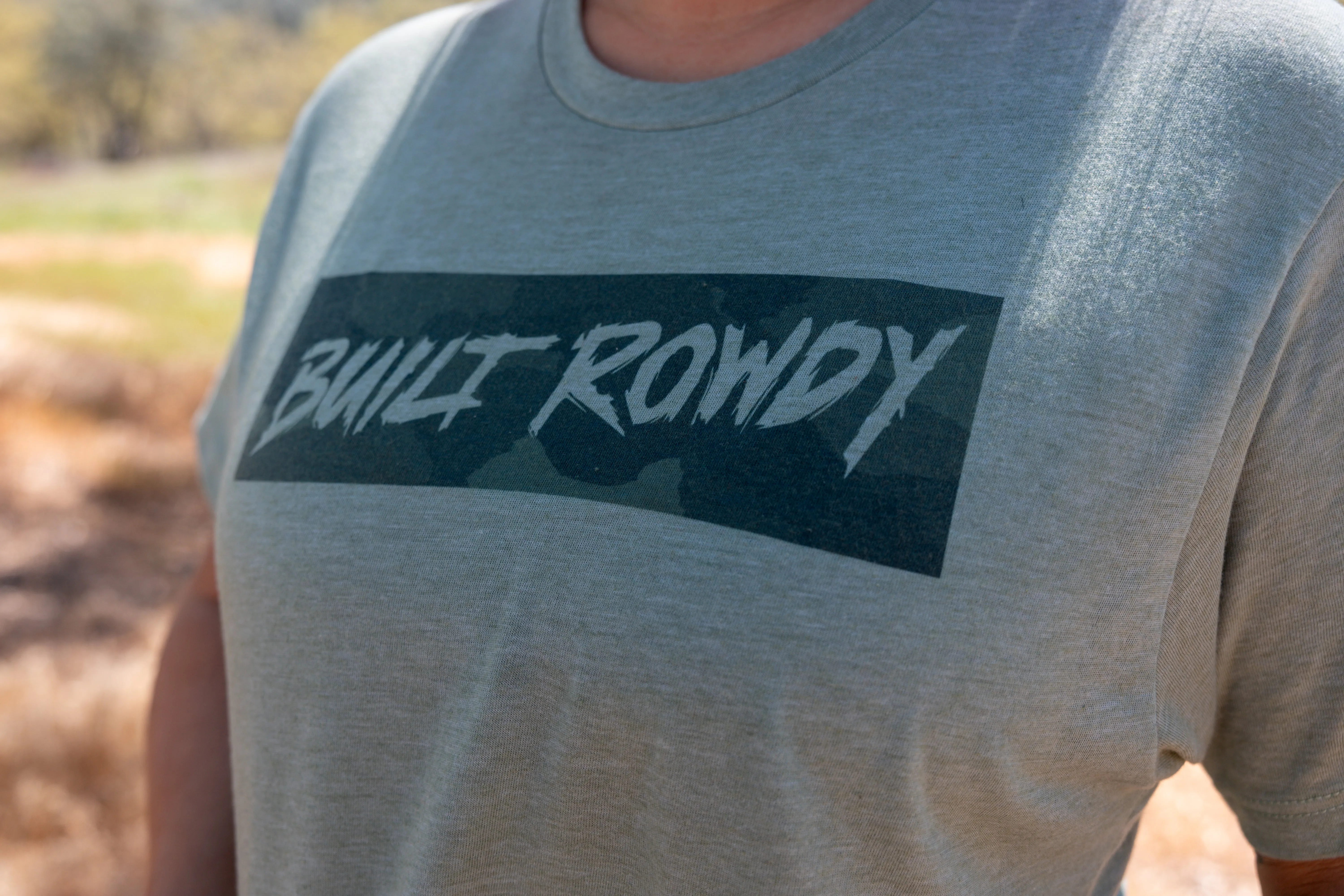 Olive Punchout Tee