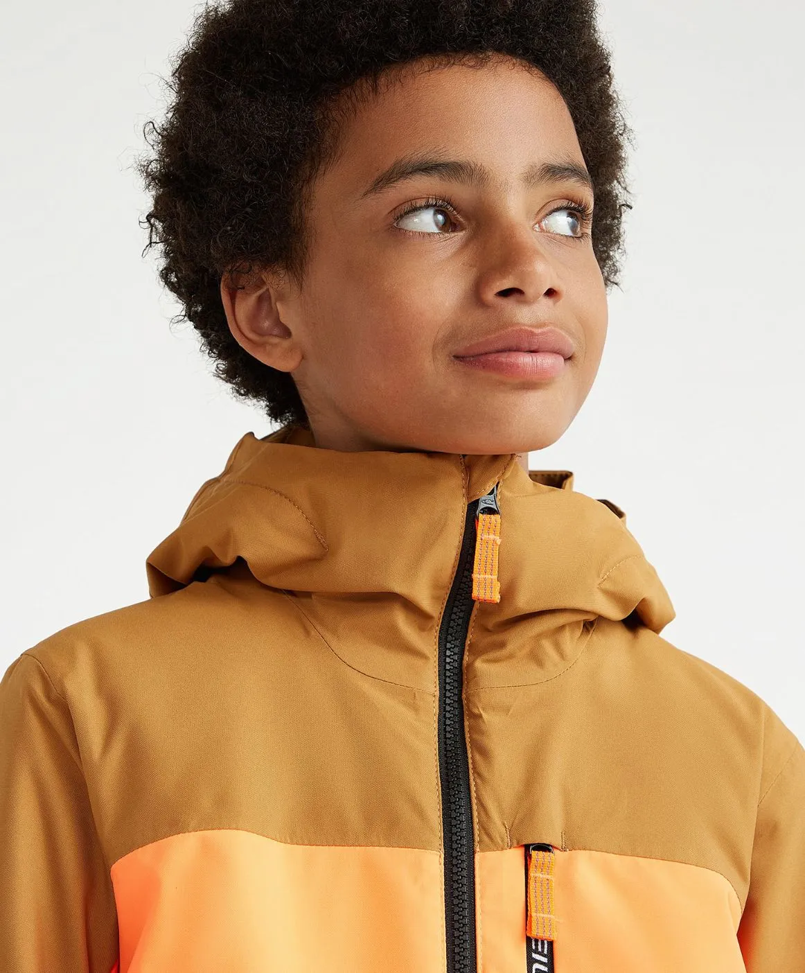 ONeill Carbonite Jacket Kids Rich Caramel Colour Block