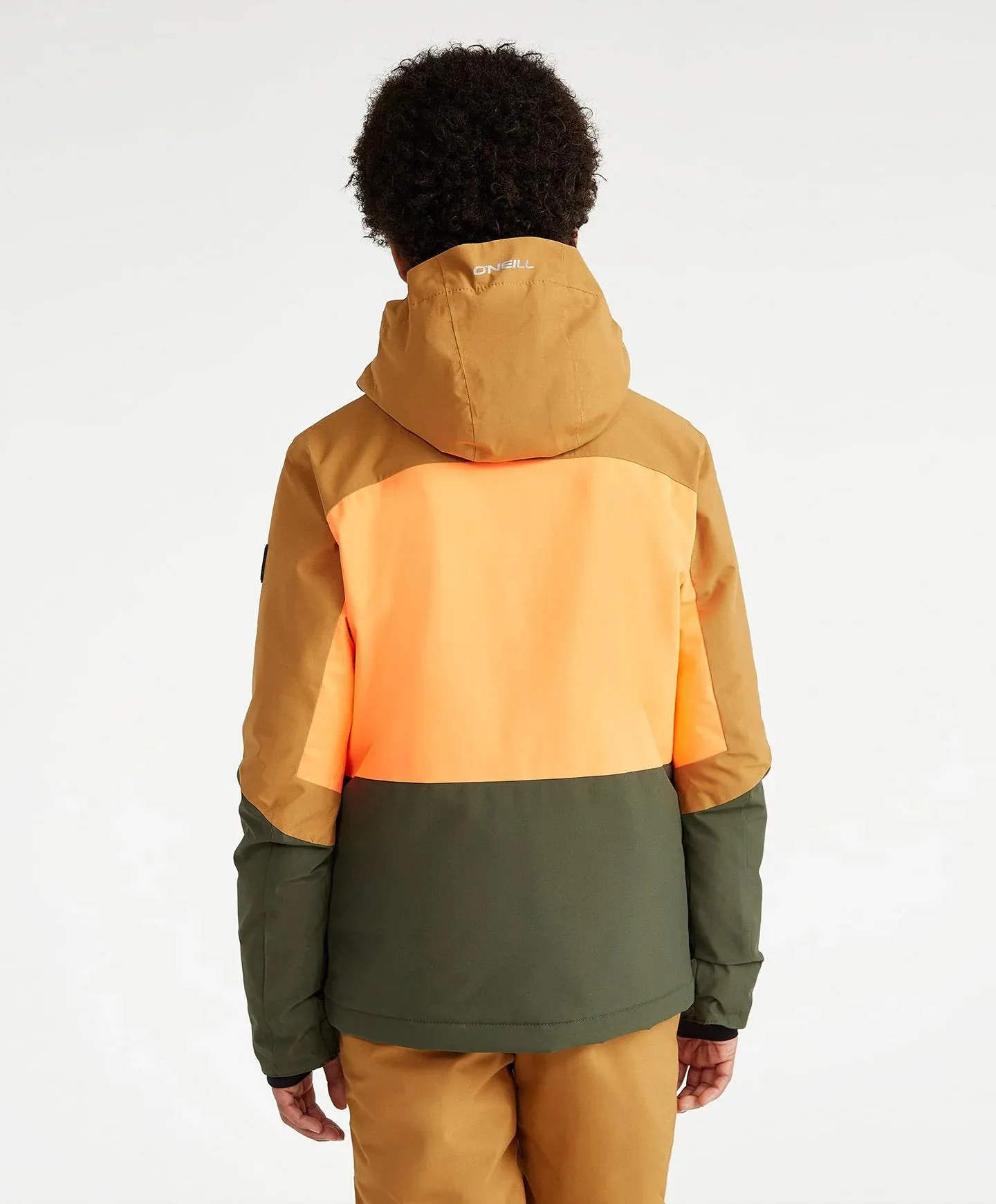 ONeill Carbonite Jacket Kids Rich Caramel Colour Block
