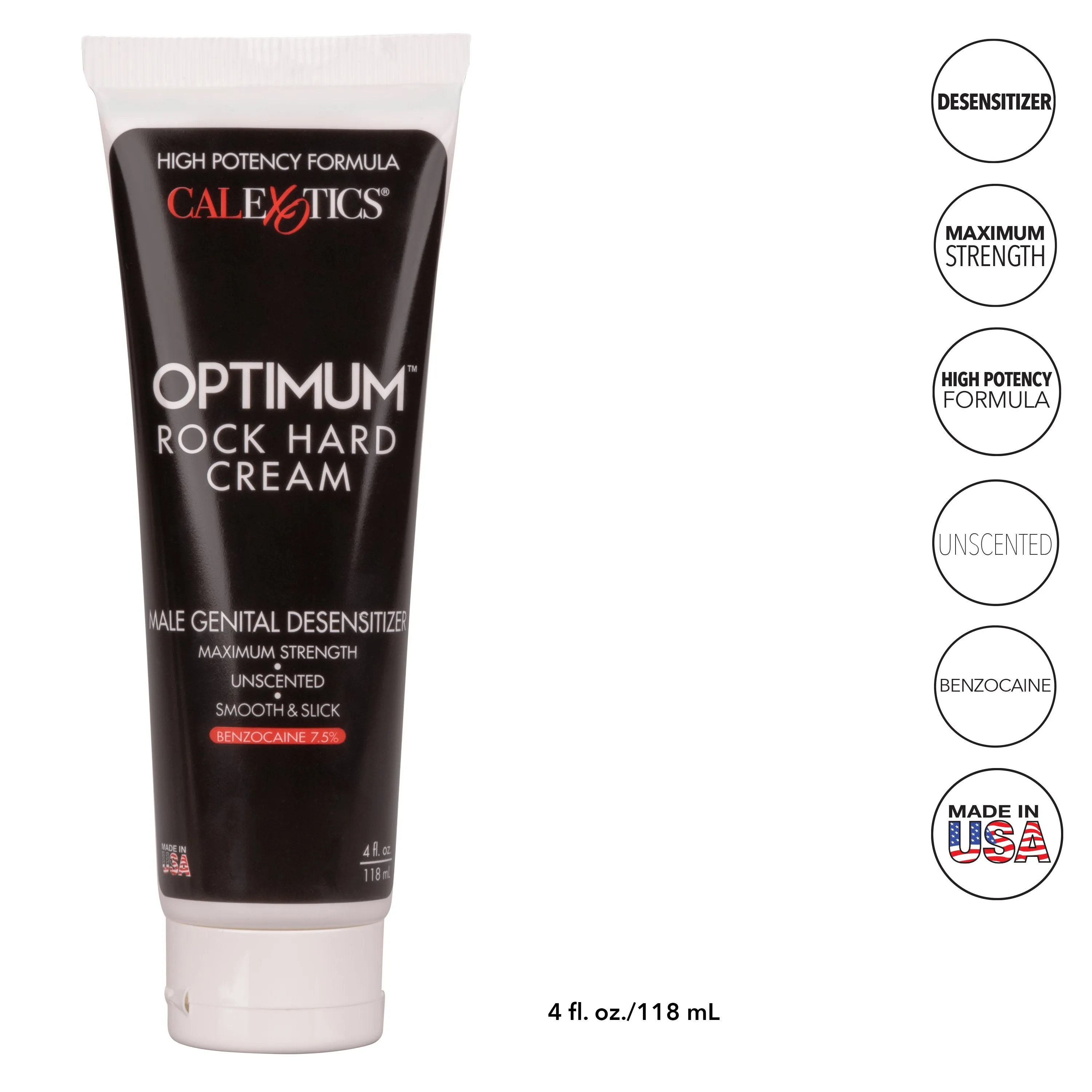 Optimum™ Rock Hard Cream 4 oz - Bulk