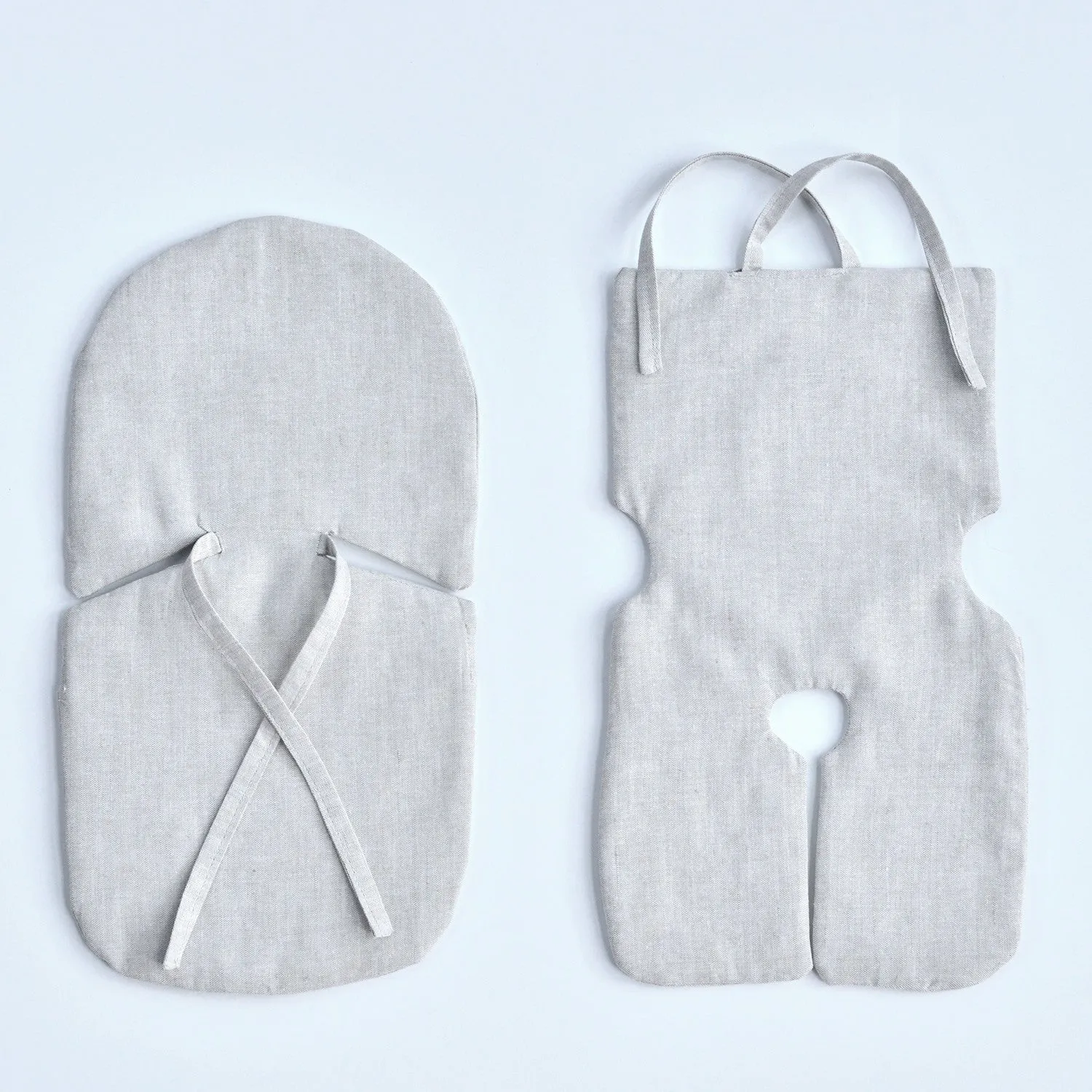 Organic Cooling Infant Car Seat Flax Inserts & Linen Covers