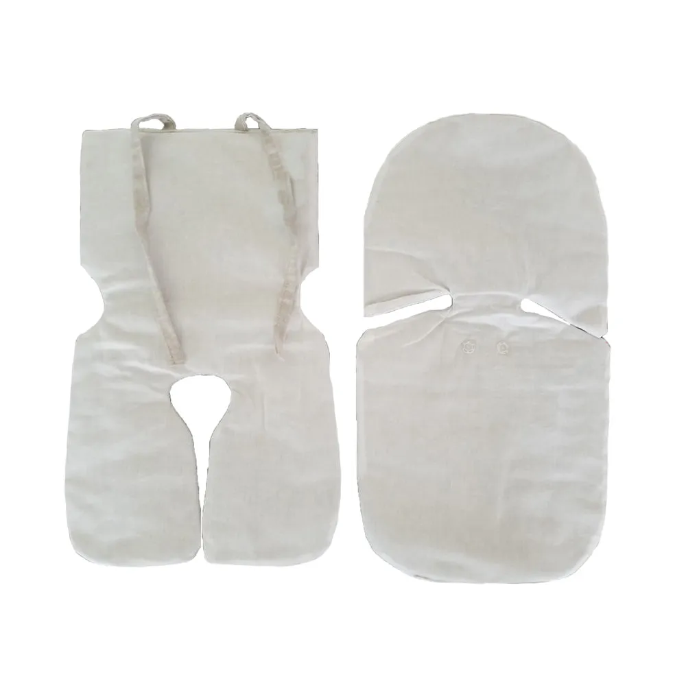 Organic Cooling Infant Car Seat Flax Inserts & Linen Covers