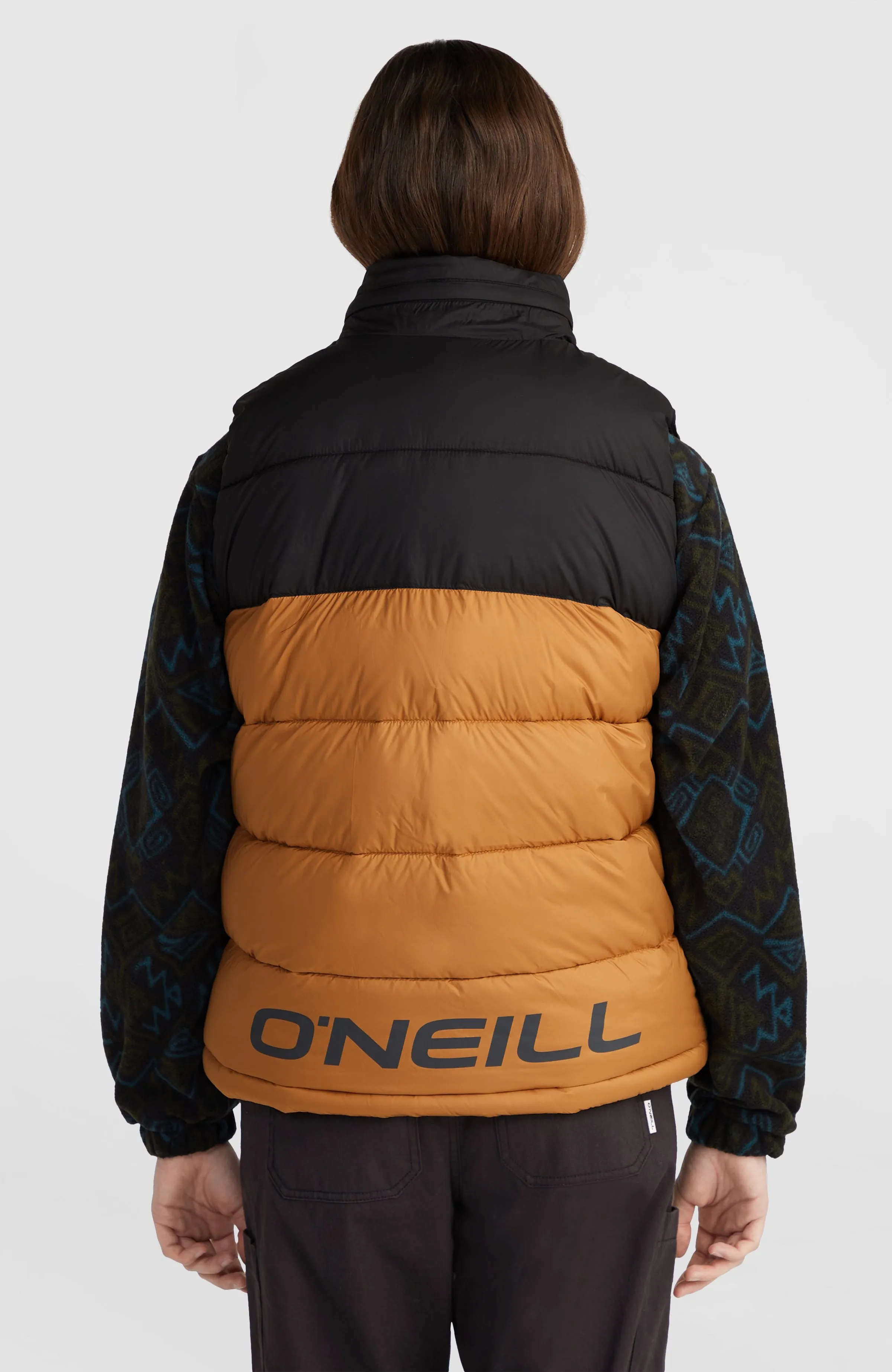 O'Riginals Steppweste | Rich Caramel Colour block