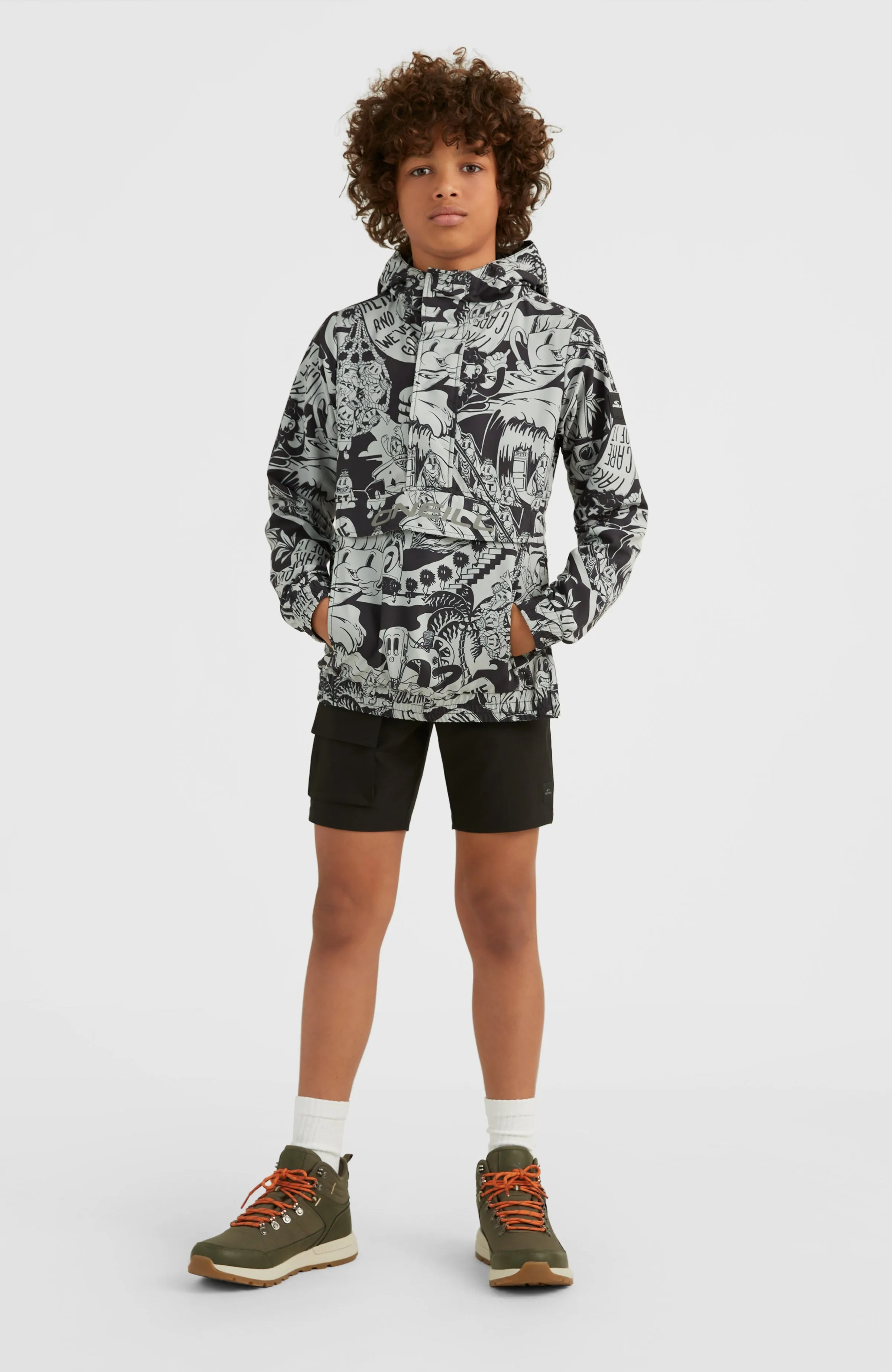 Outdoor Anorak Jacke | Black Oyster