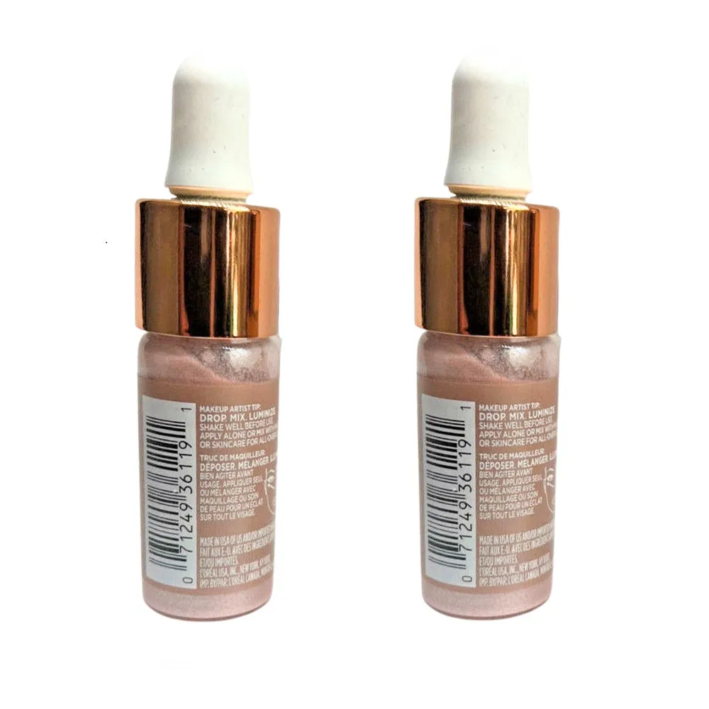 Pack of 2 L'Oreal Paris True Match Lumi Glow Amour Glow Boosting Drops, Daybreak # 507