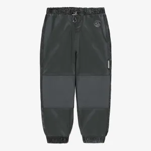 Pantalon d'extérieur mi-saison noir en nylon, enfant || Outdoor black pants mid-season in nylon, child