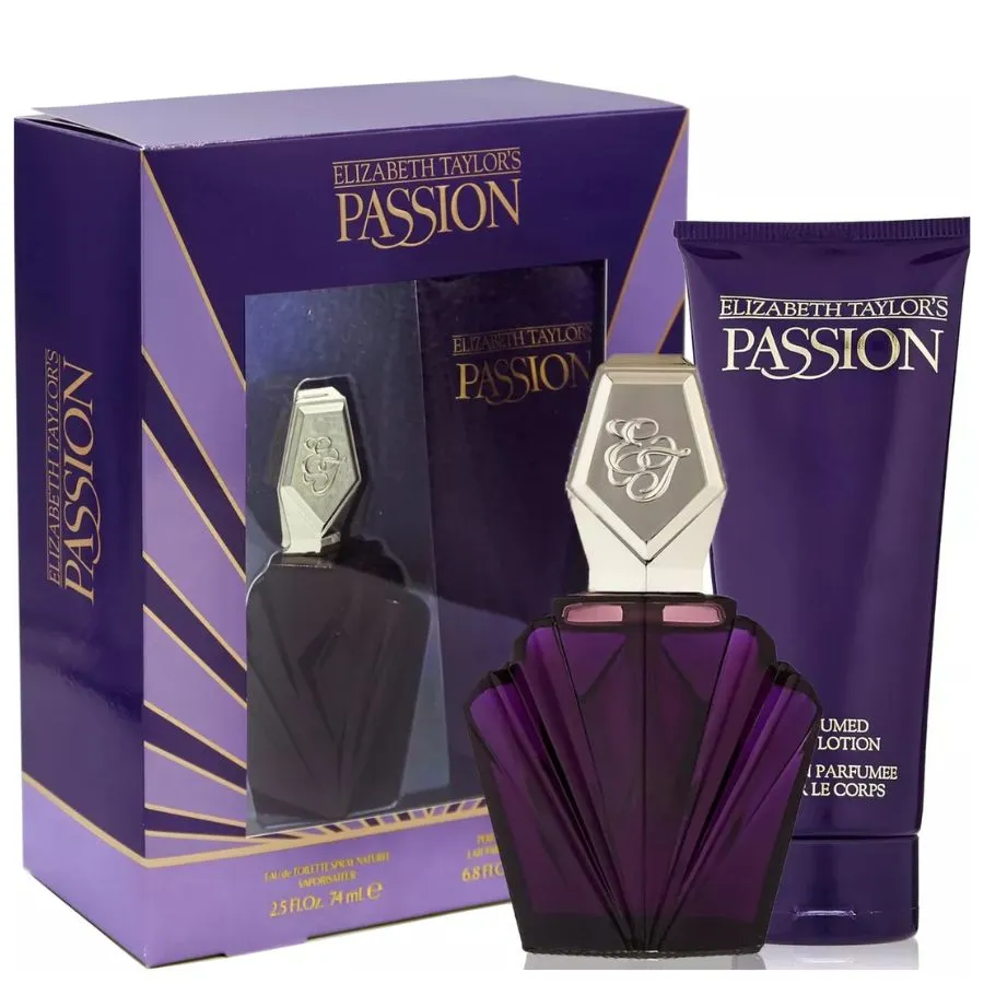 Passion by Elizabeth Taylor for Women 2.5 oz EDT 2pc Gift Set