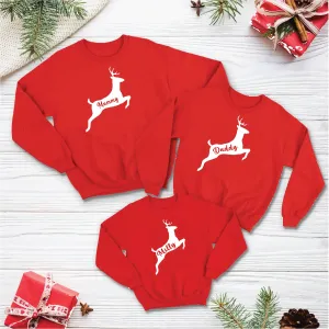 Personalised Reindeer jumper