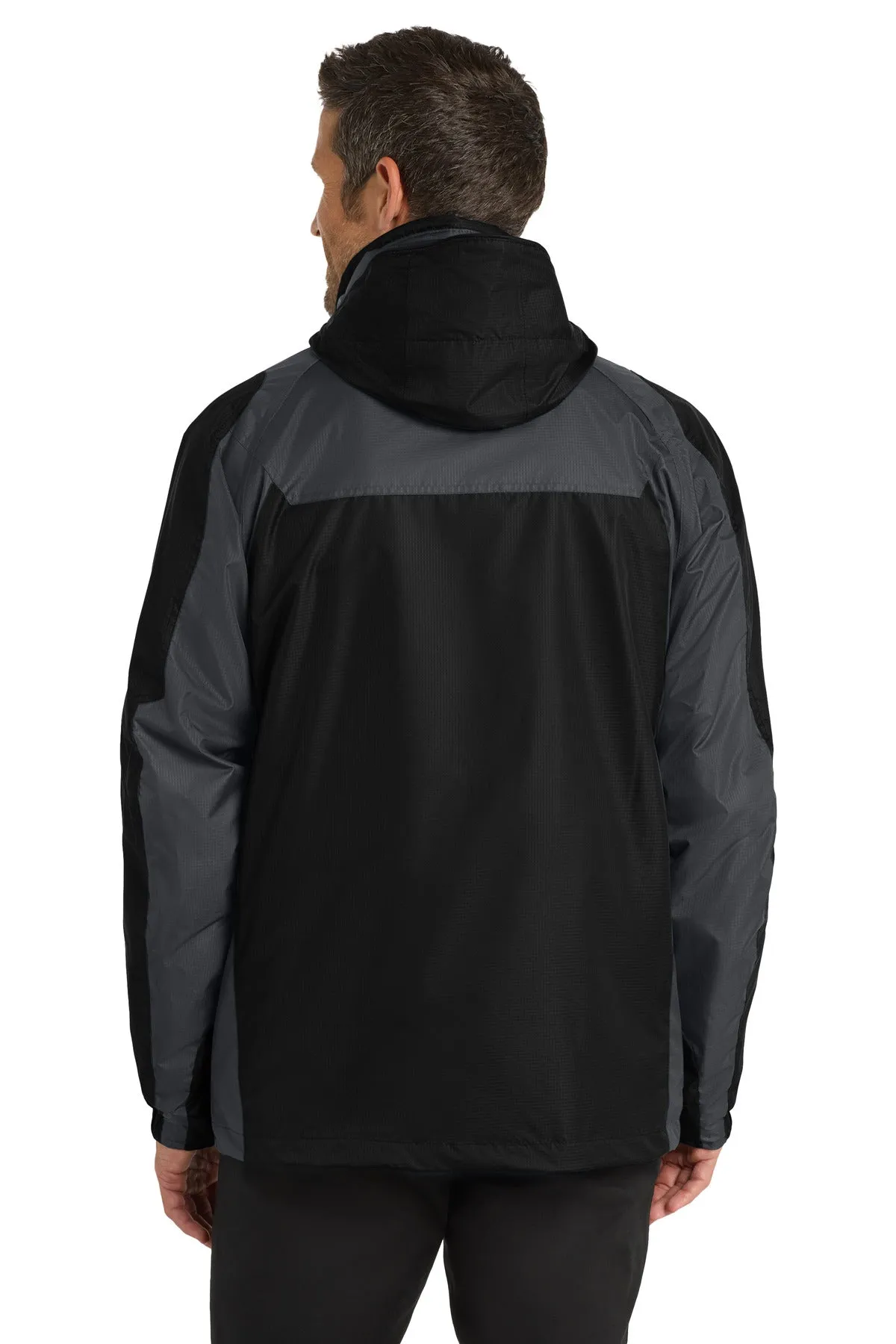 Port Authority Ranger 3-in-1 Jacket. J310 Black/ Ink Grey