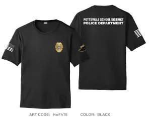Pottsville school district police department Hi-Tech Performance Unisex SS Tee - HwFhT6