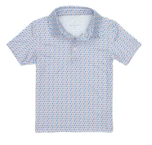 Properly Tied Boys Inlet Polo - Spring Boil
