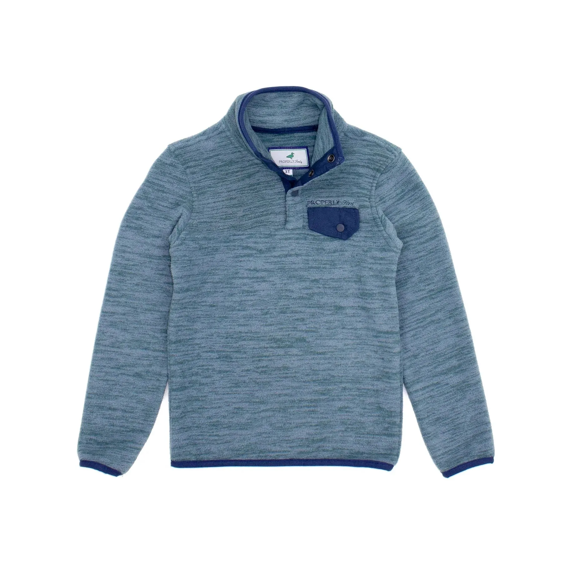 Properly Tied Nova Pullover Stone Blue
