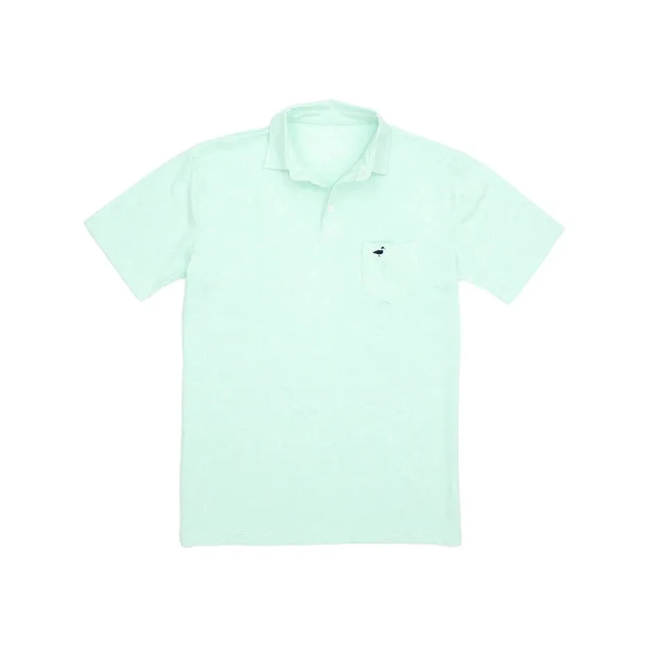 Properly Tied Seafoam Harrison Pocket Polo