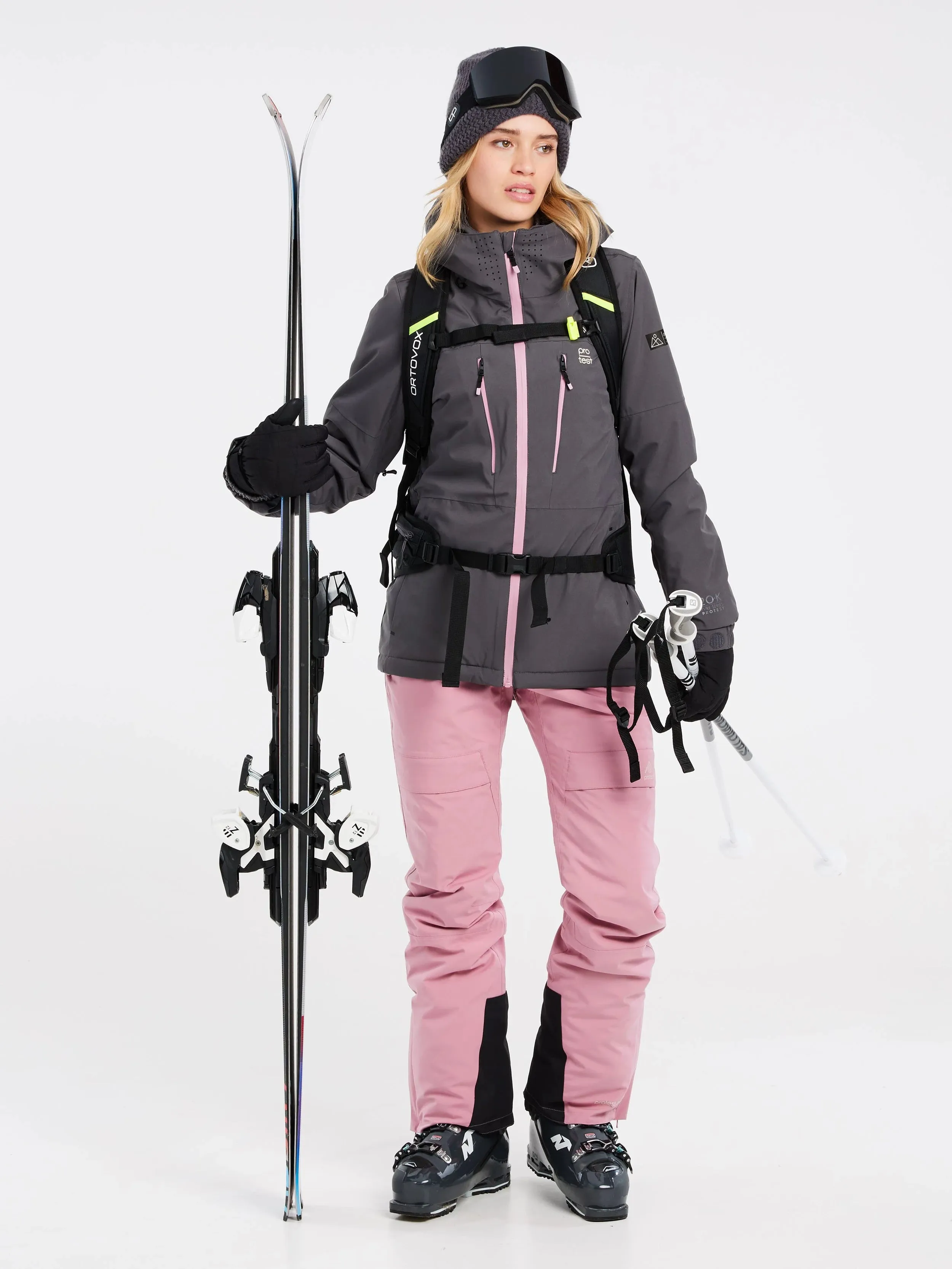 Protest Sima Jacket Womens Shadow Grey