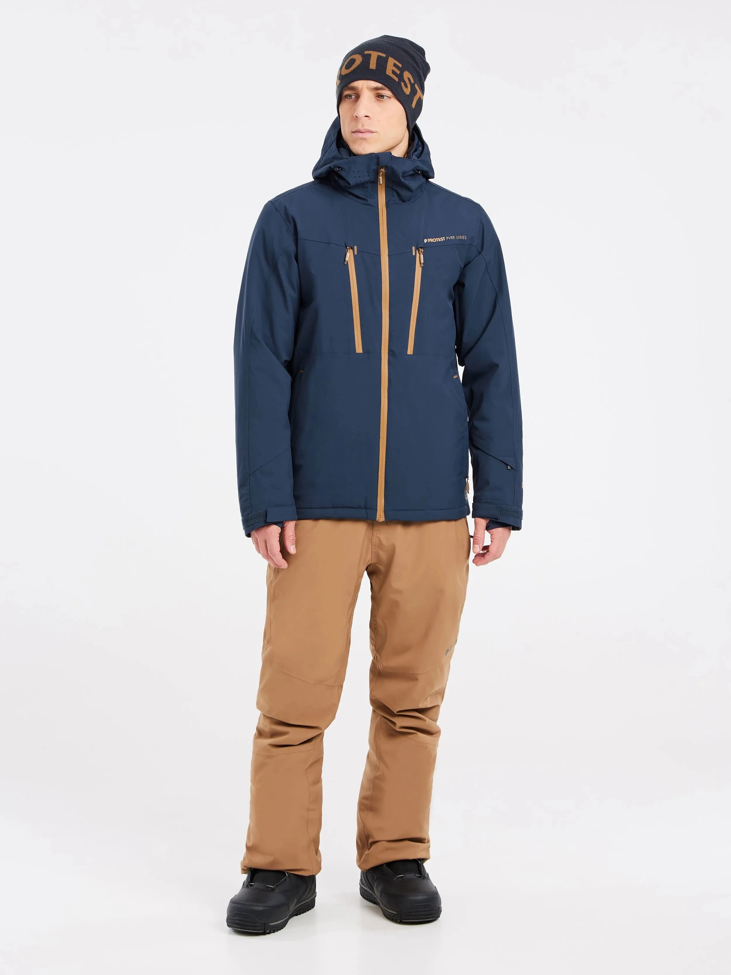 Protest Timo Jacket Mens Blue Nights