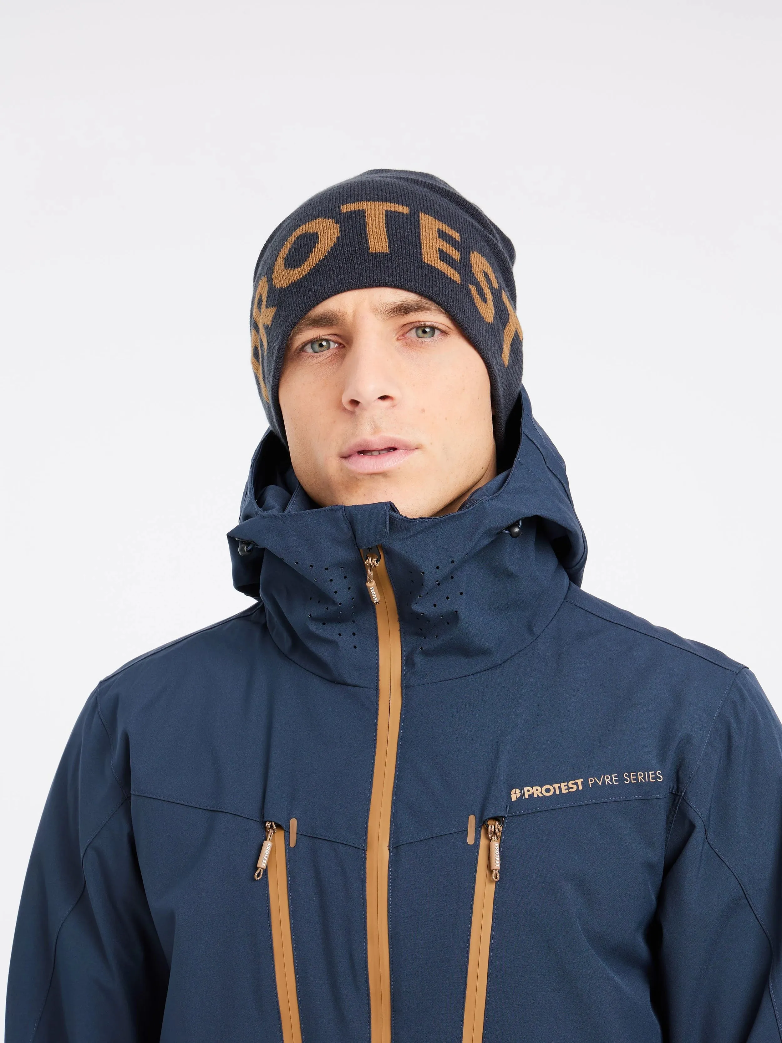 Protest Timo Jacket Mens Blue Nights