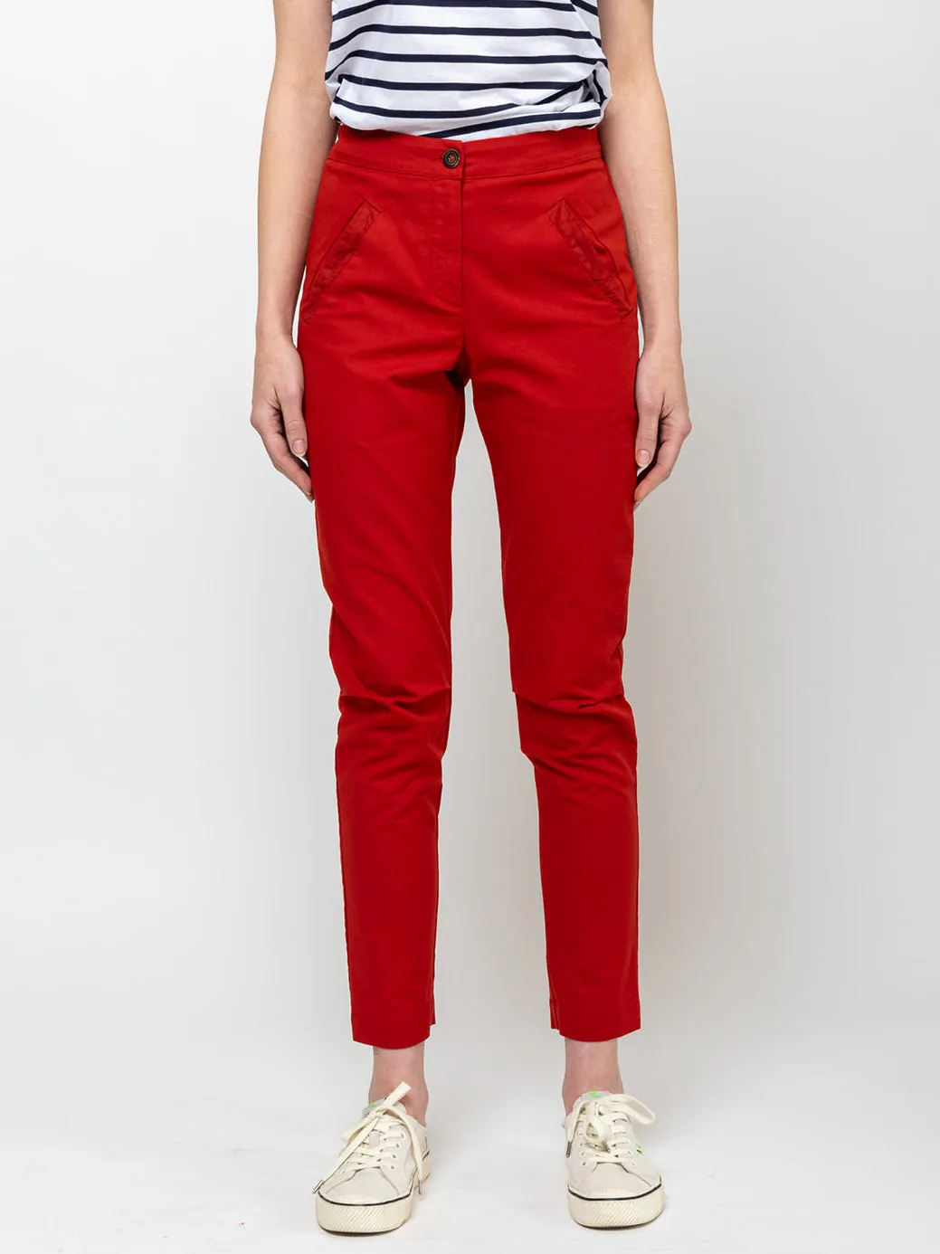 Prudens Pants - Vermillion
