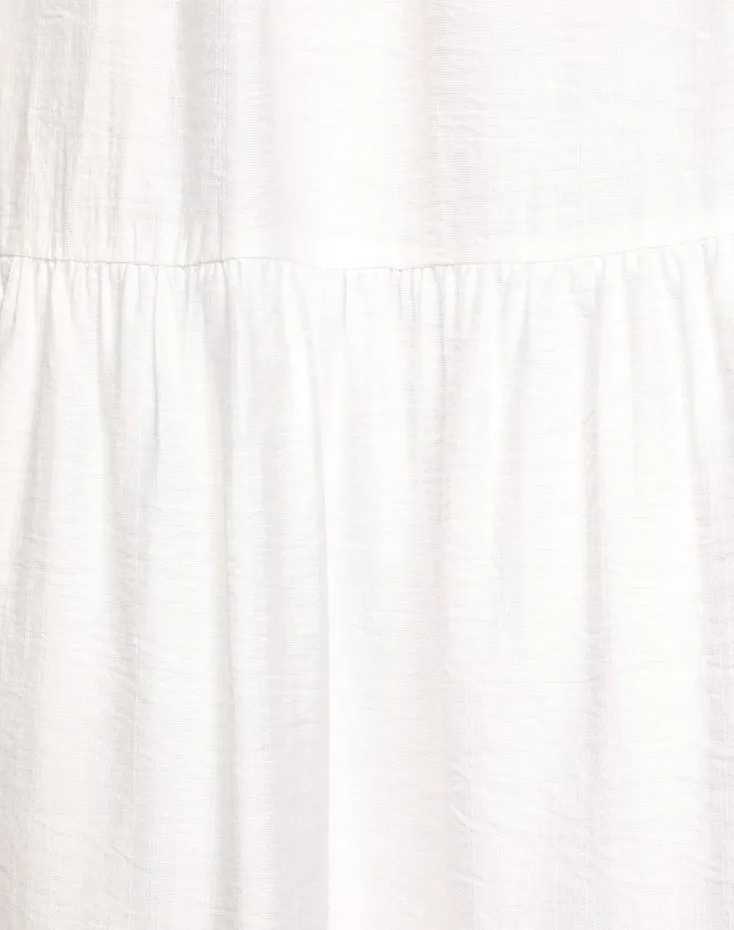 Puff Sleeve Maxi Dress