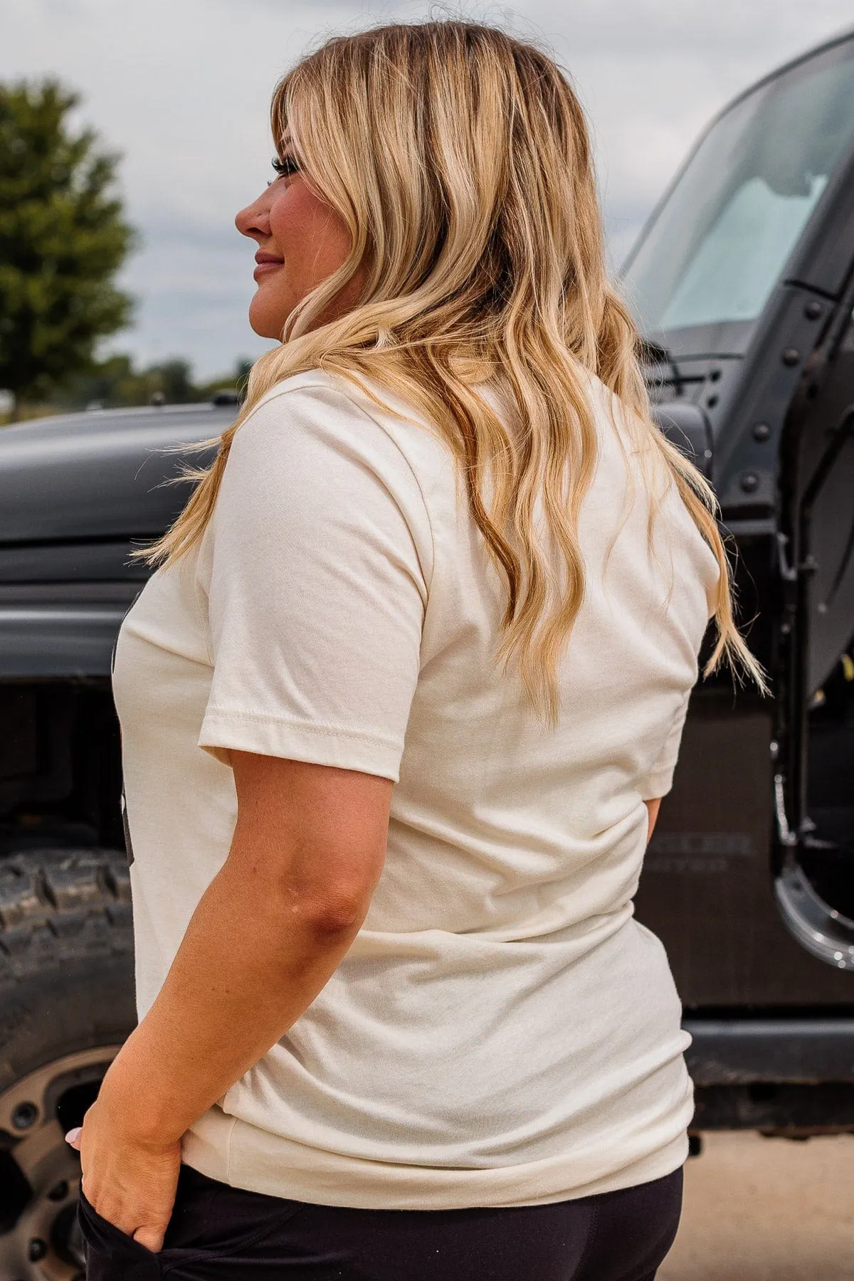 "Football Mama" Graphic Tee- Cream