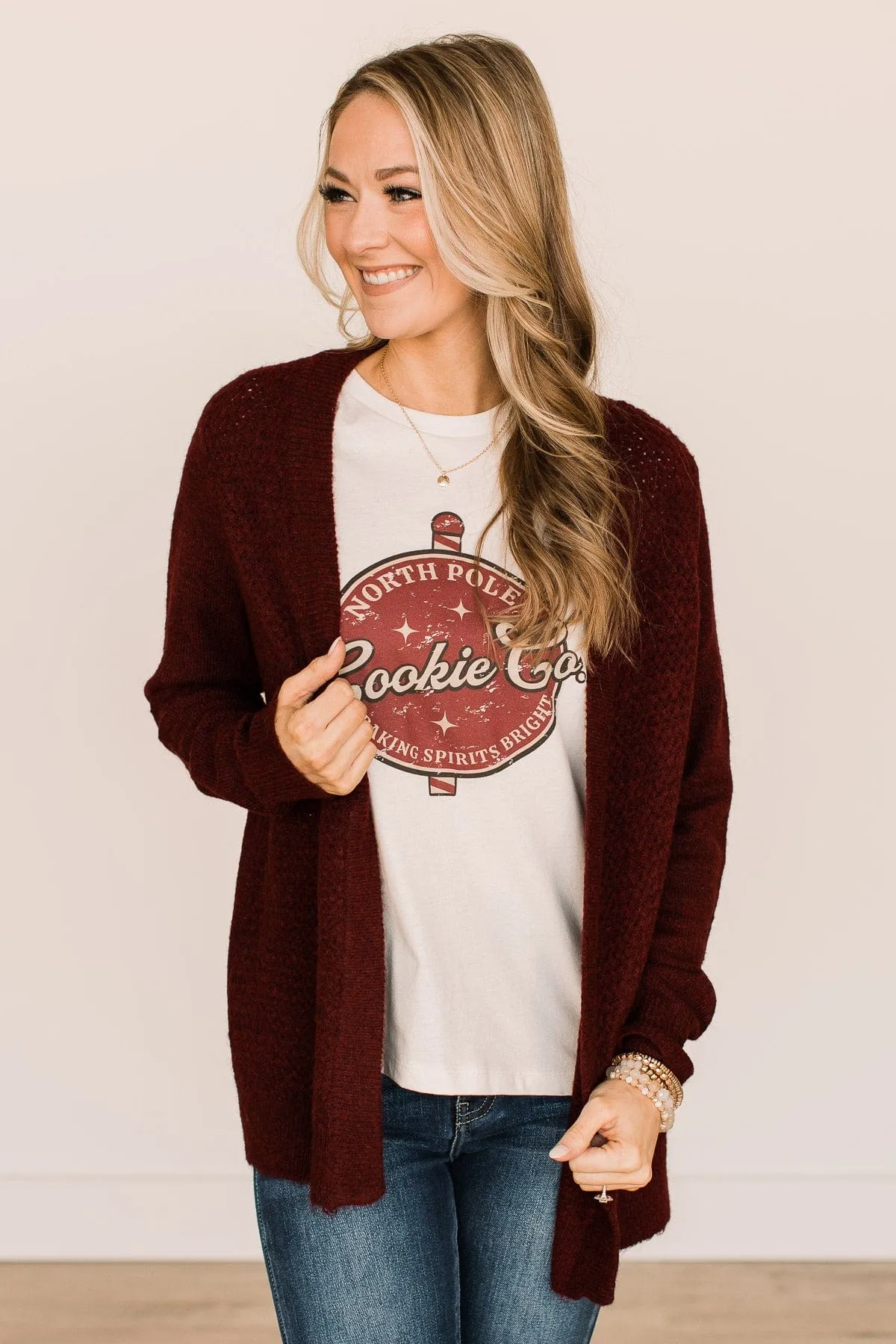 "North Pole Cookie Co." Graphic Tee- Cream