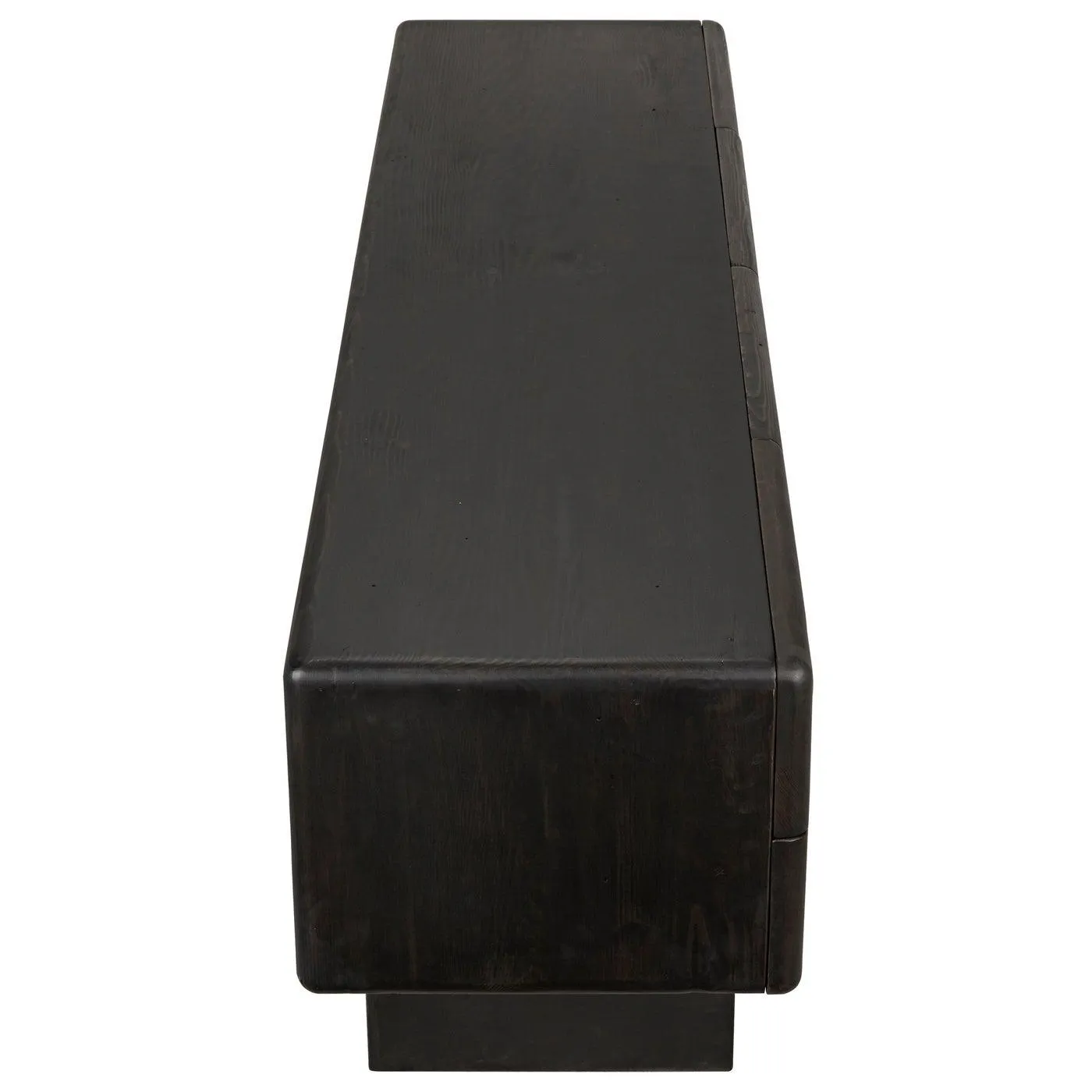 Reclaimed Lumber Begonia Sideboard, Steel Base - 84x20x33