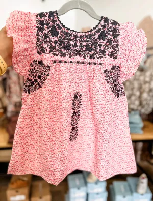 Red   Black Game Day Flutter Sleeve Top  ||  Tailgate Collection