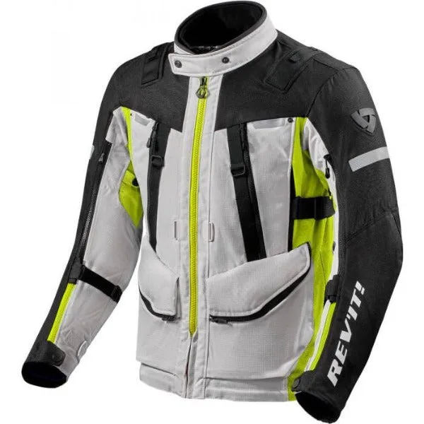 Rev'it! Sand 4 H2O Jacket - Silver Neon Yellow