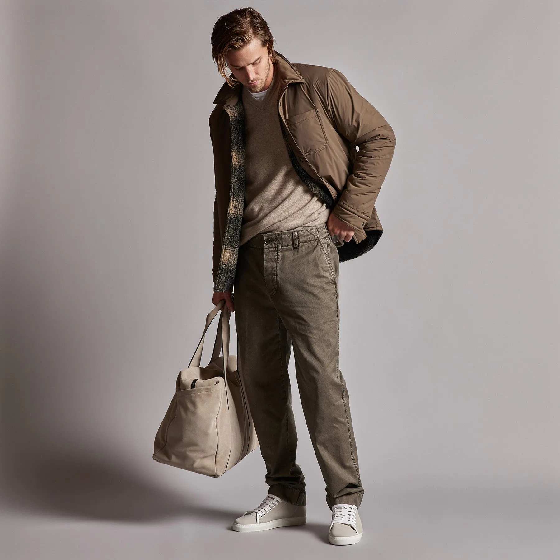 Rigid Canvas Work Pant - Army Green Pigment