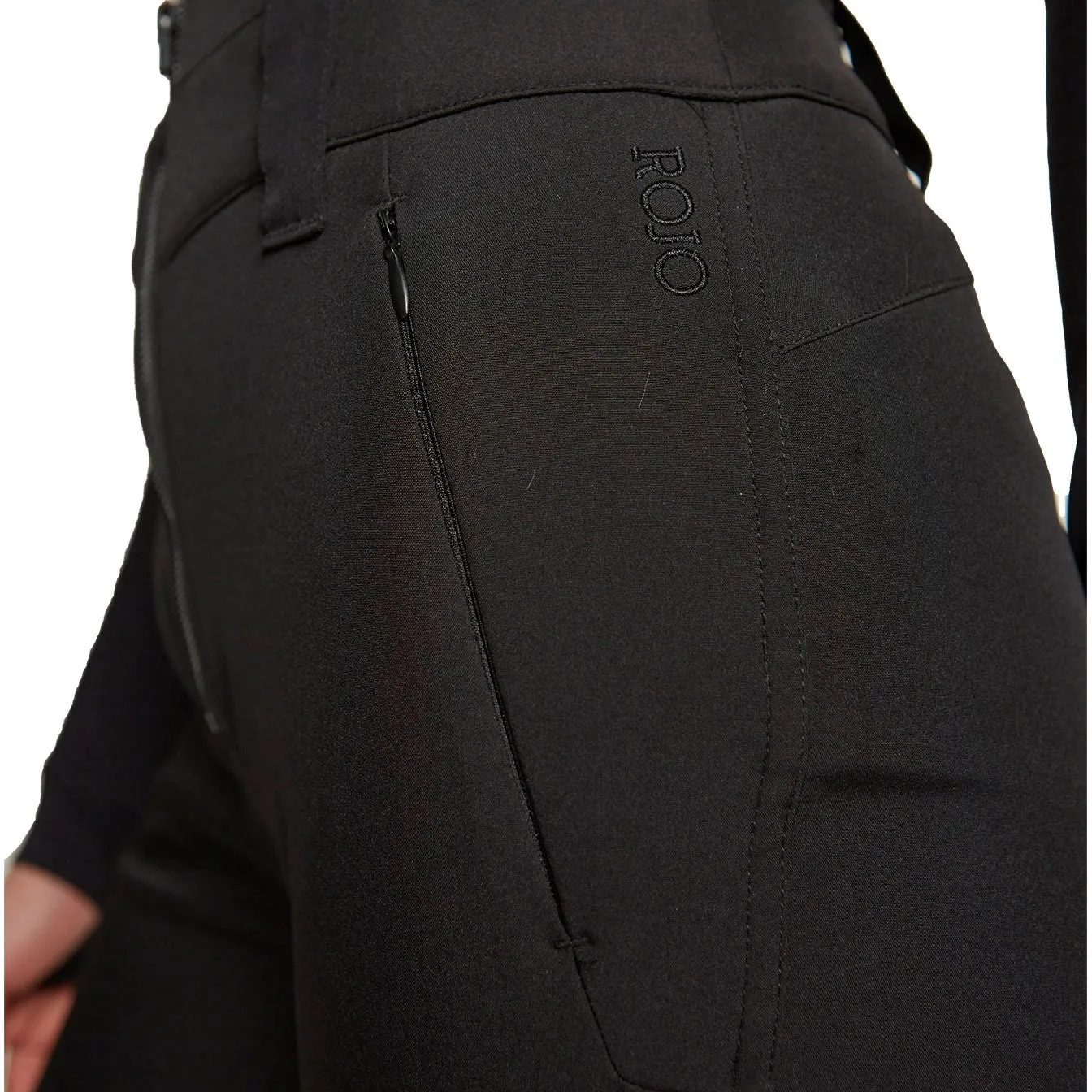 Rojo Soft Shell High Rise Pants Womens Black