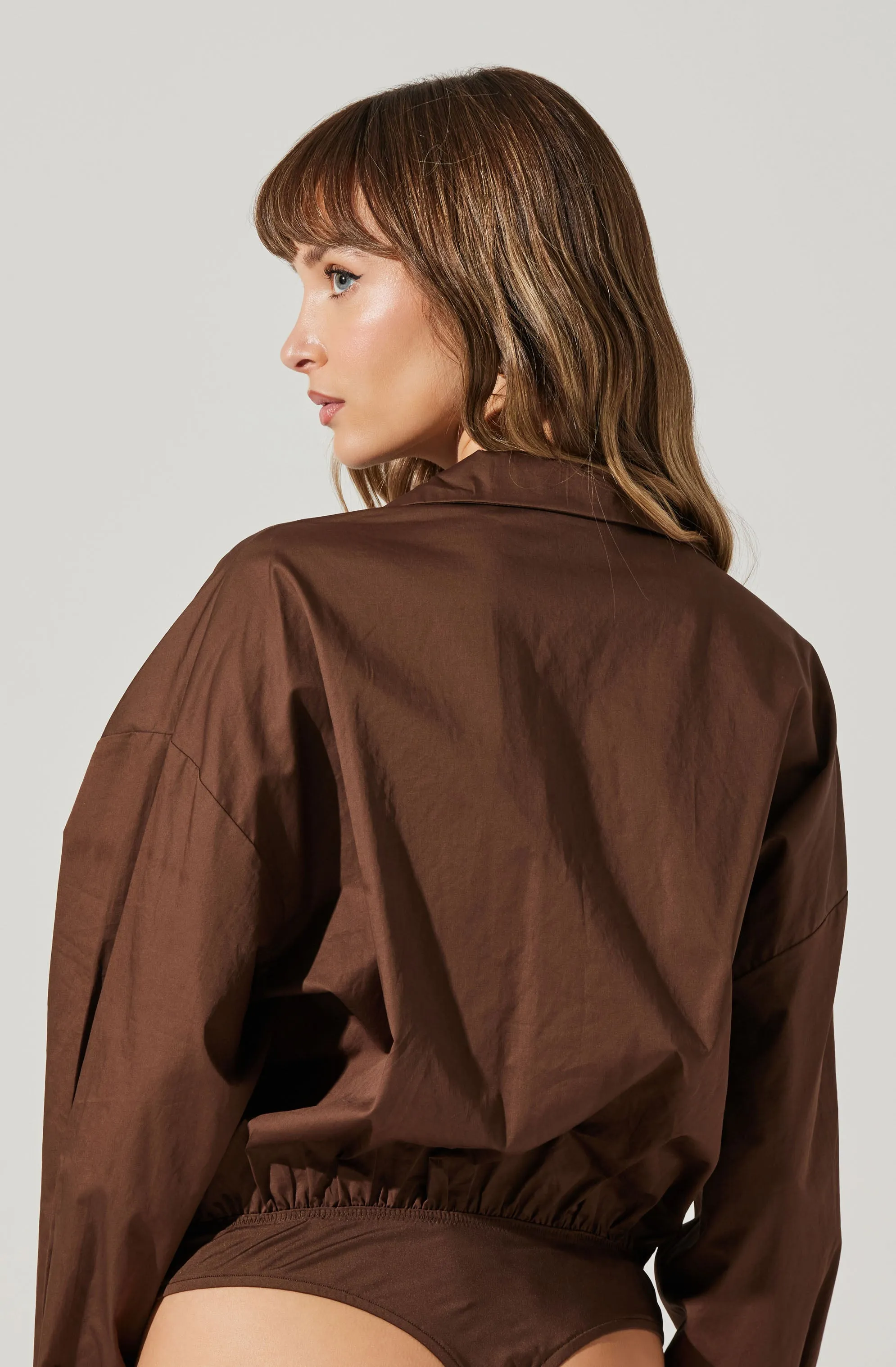 Sahana Button-Up Shirt Bodysuit