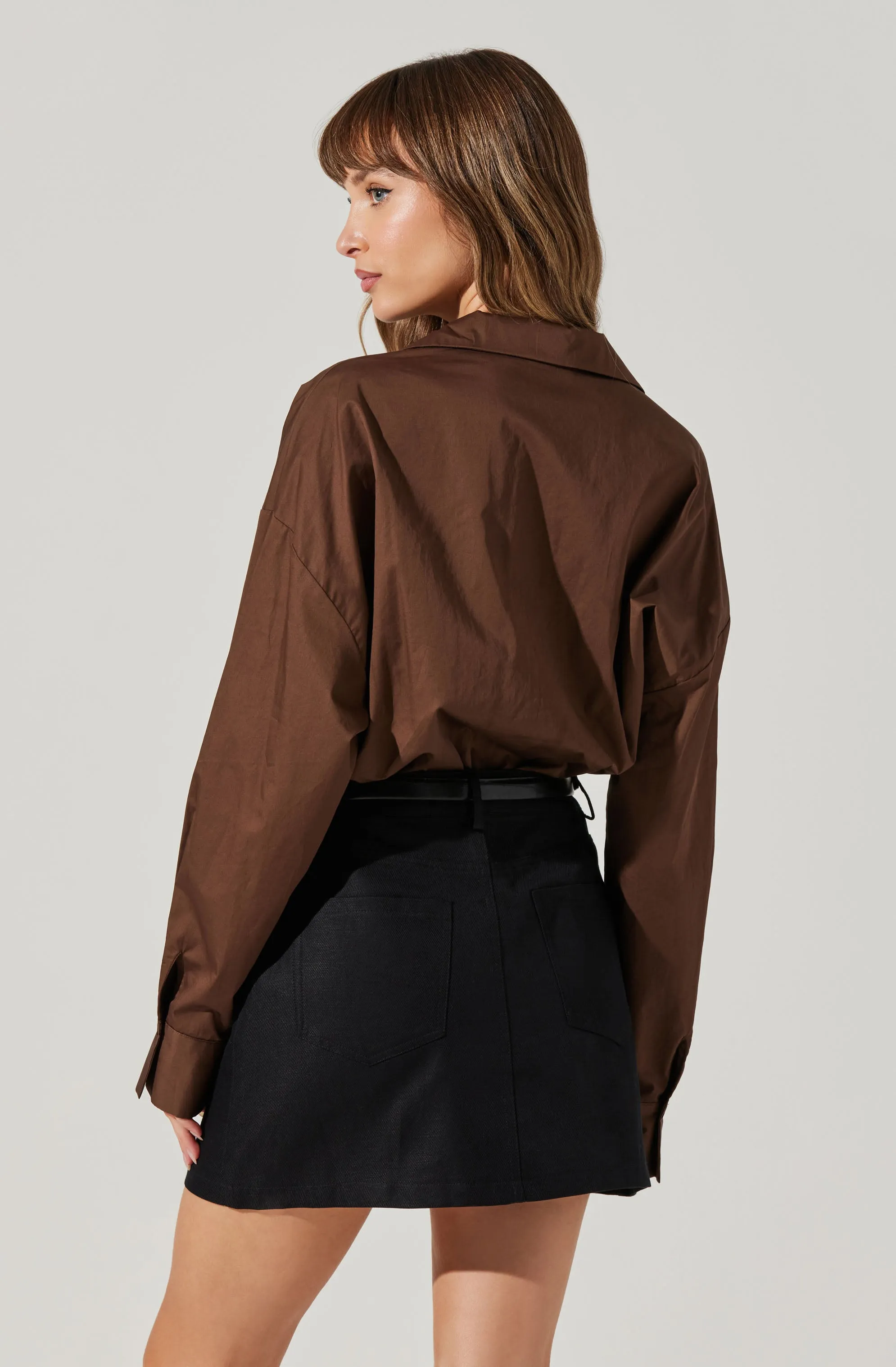 Sahana Button-Up Shirt Bodysuit