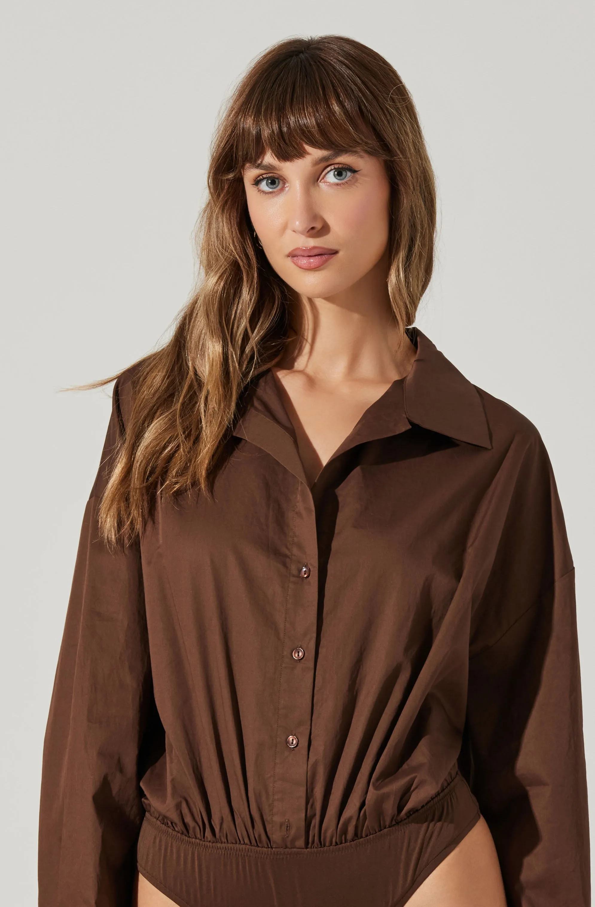 Sahana Button-Up Shirt Bodysuit