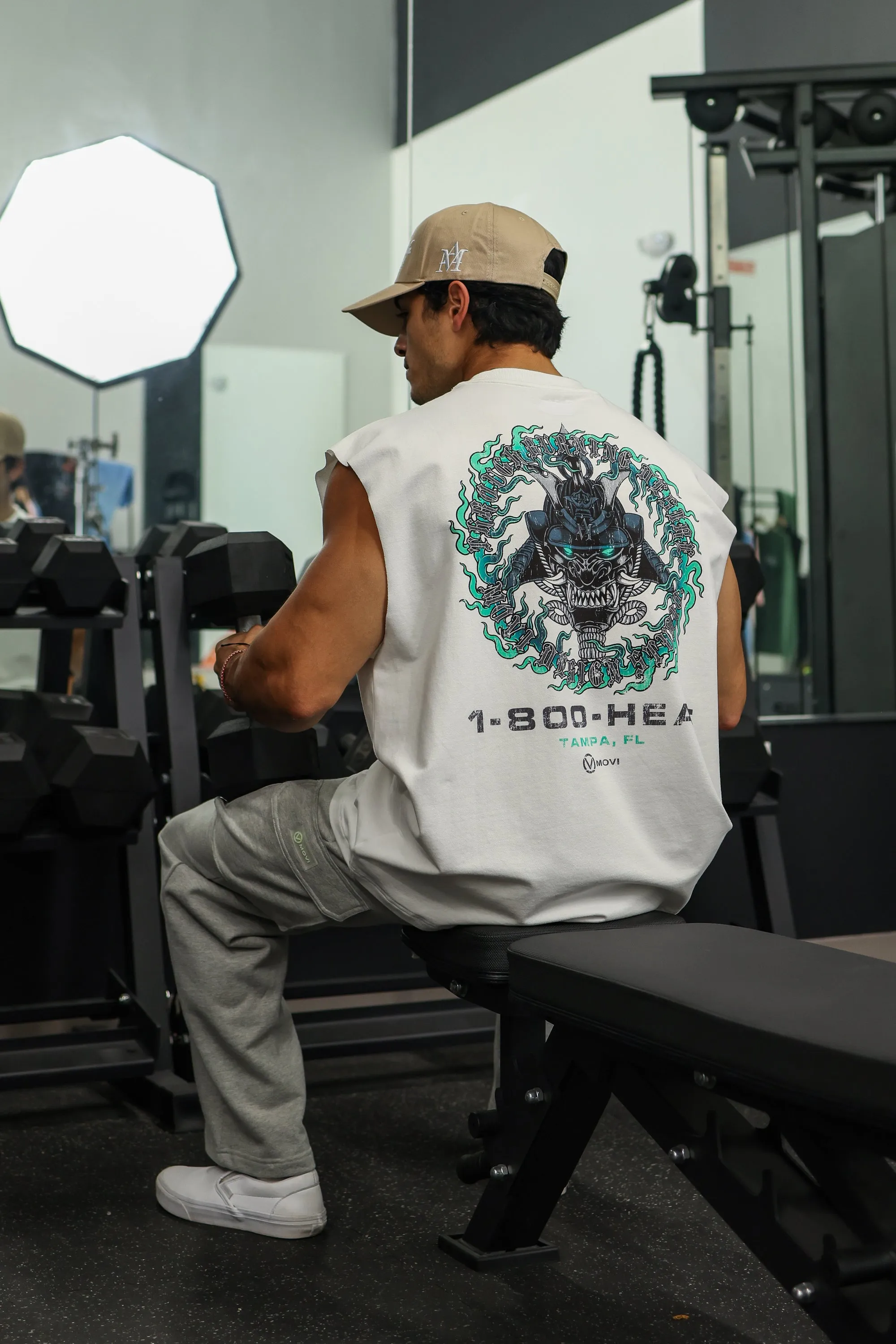 SAMURAI CUT-OFF - WHITE