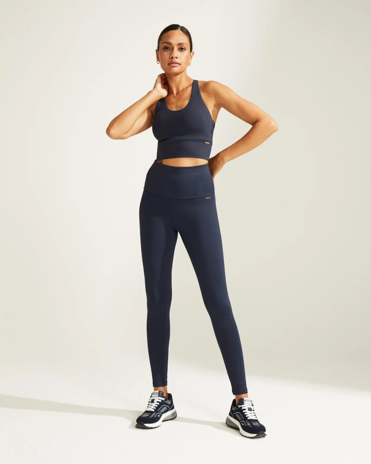Sarah Cross Top | Navy