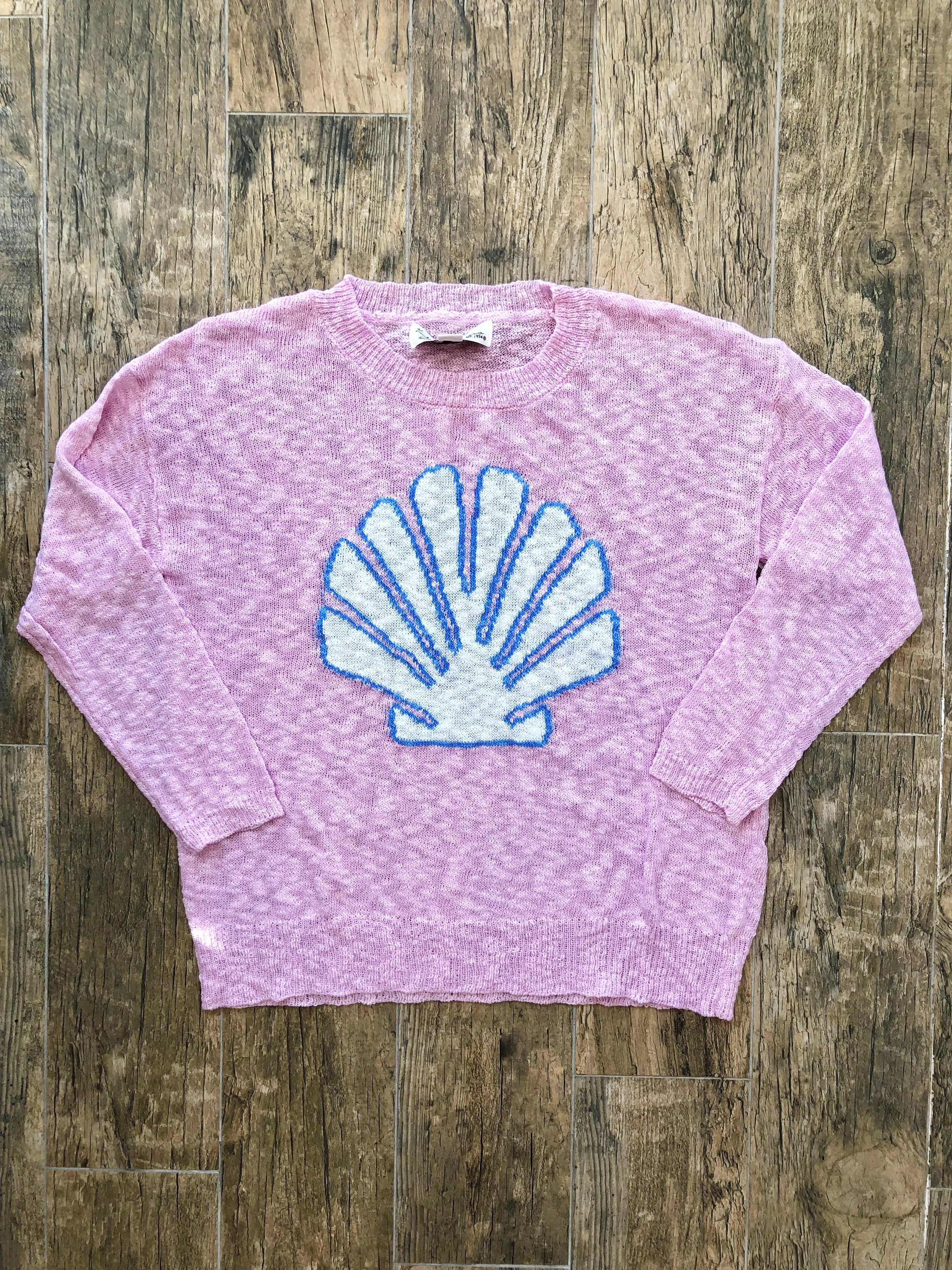 Seashell Sweater - Pink