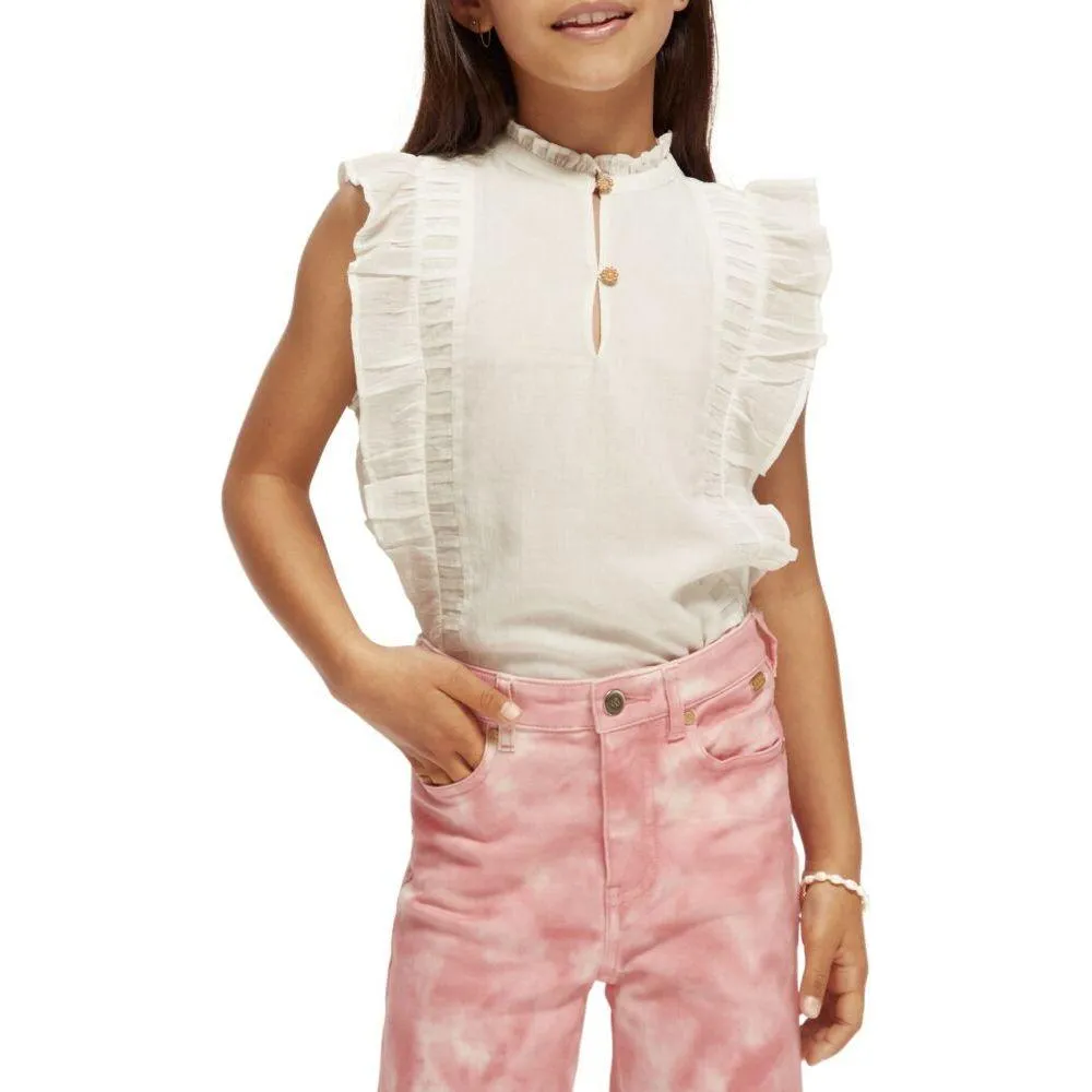 Sleeveless Lightweight Cotton Tee