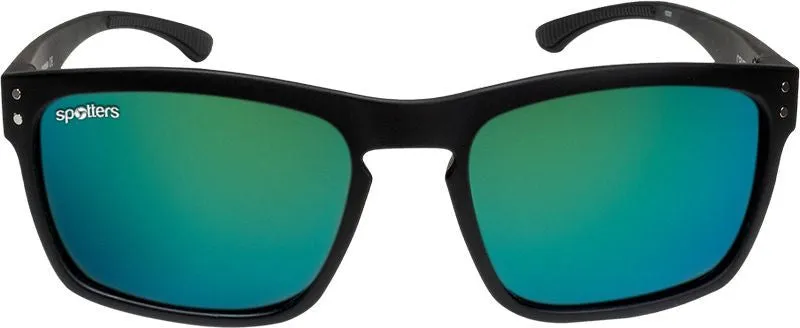 Spotters Crypto Matt Black Frame Performance Polarised Sunglasses