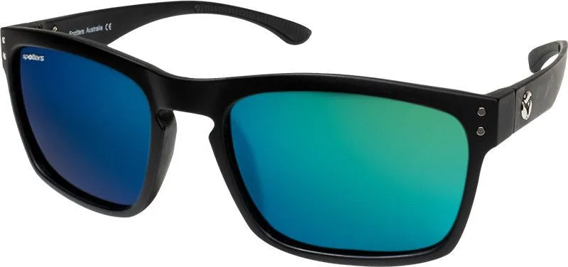 Spotters Crypto Matt Black Frame Performance Polarised Sunglasses