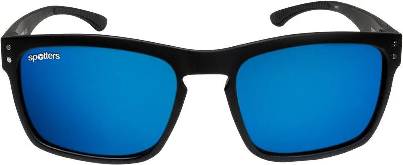 Spotters Crypto Matt Black Frame Performance Polarised Sunglasses