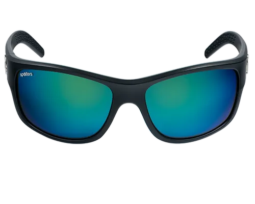 Spotters Fusion Matt Black Mens Performance Polarised Sunglasses
