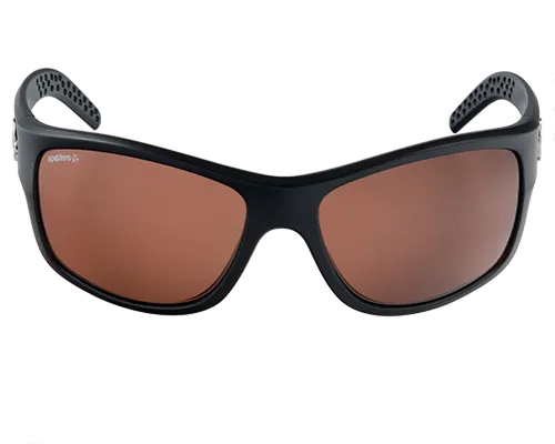 Spotters Fusion Matt Black Mens Performance Polarised Sunglasses