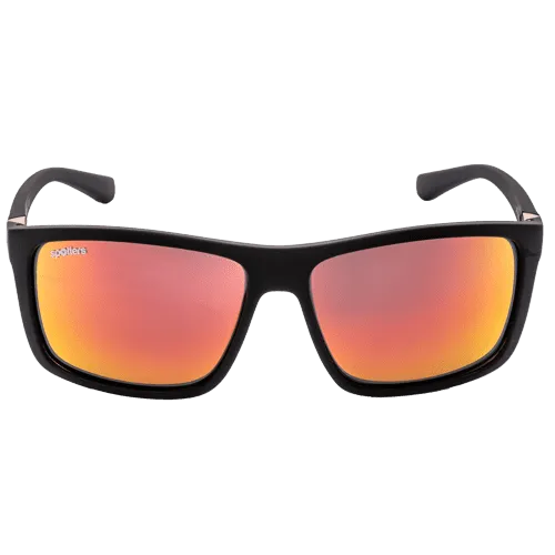 Spotters Grayson Matt Black Mens Performance Polarised Sunglasses